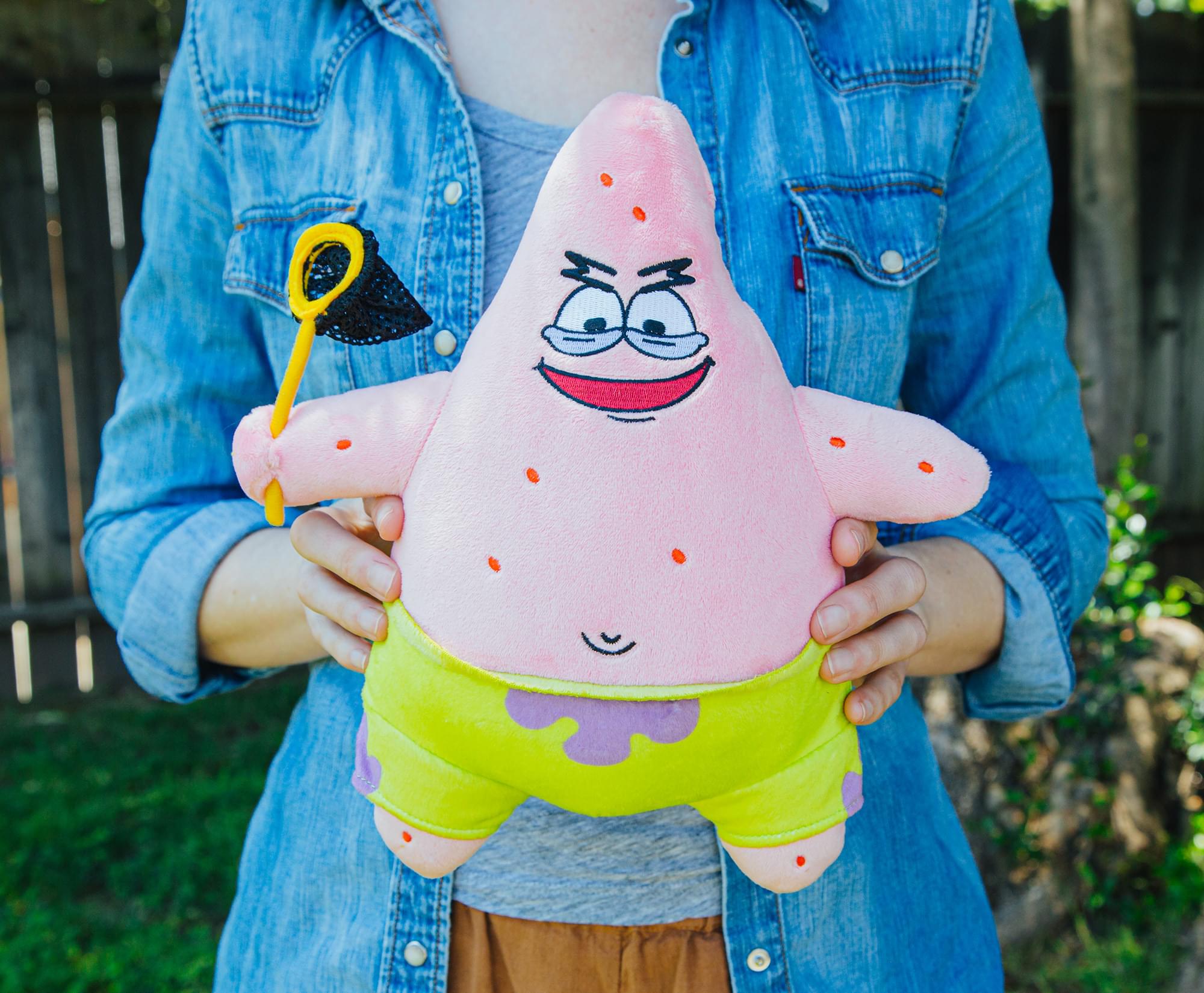 Nickelodeon SpongeBob SquarePants Patrick Star Jellyfishing 10-Inch Plush Toy