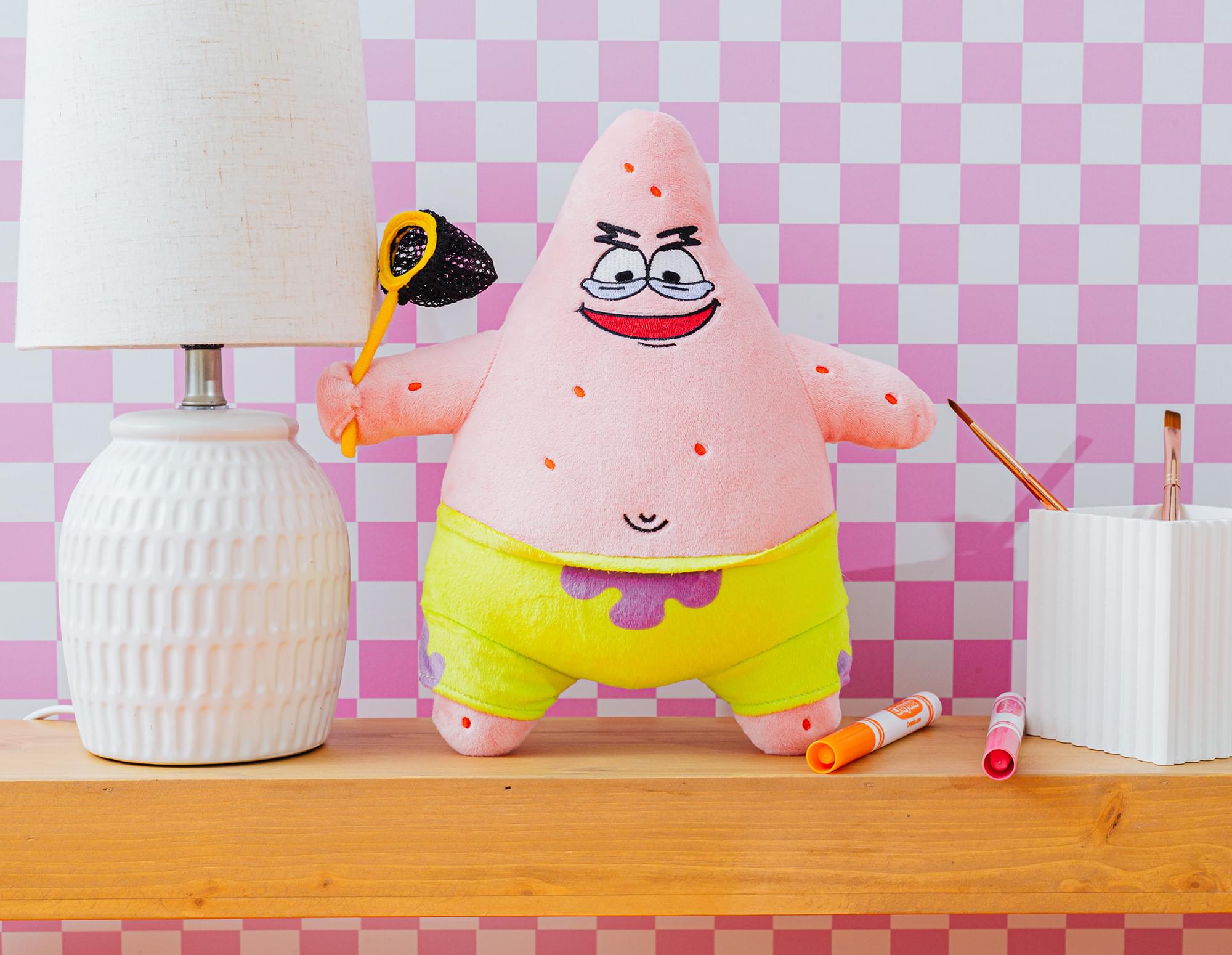 Nickelodeon SpongeBob SquarePants Patrick Star Jellyfishing 10-Inch Plush Toy