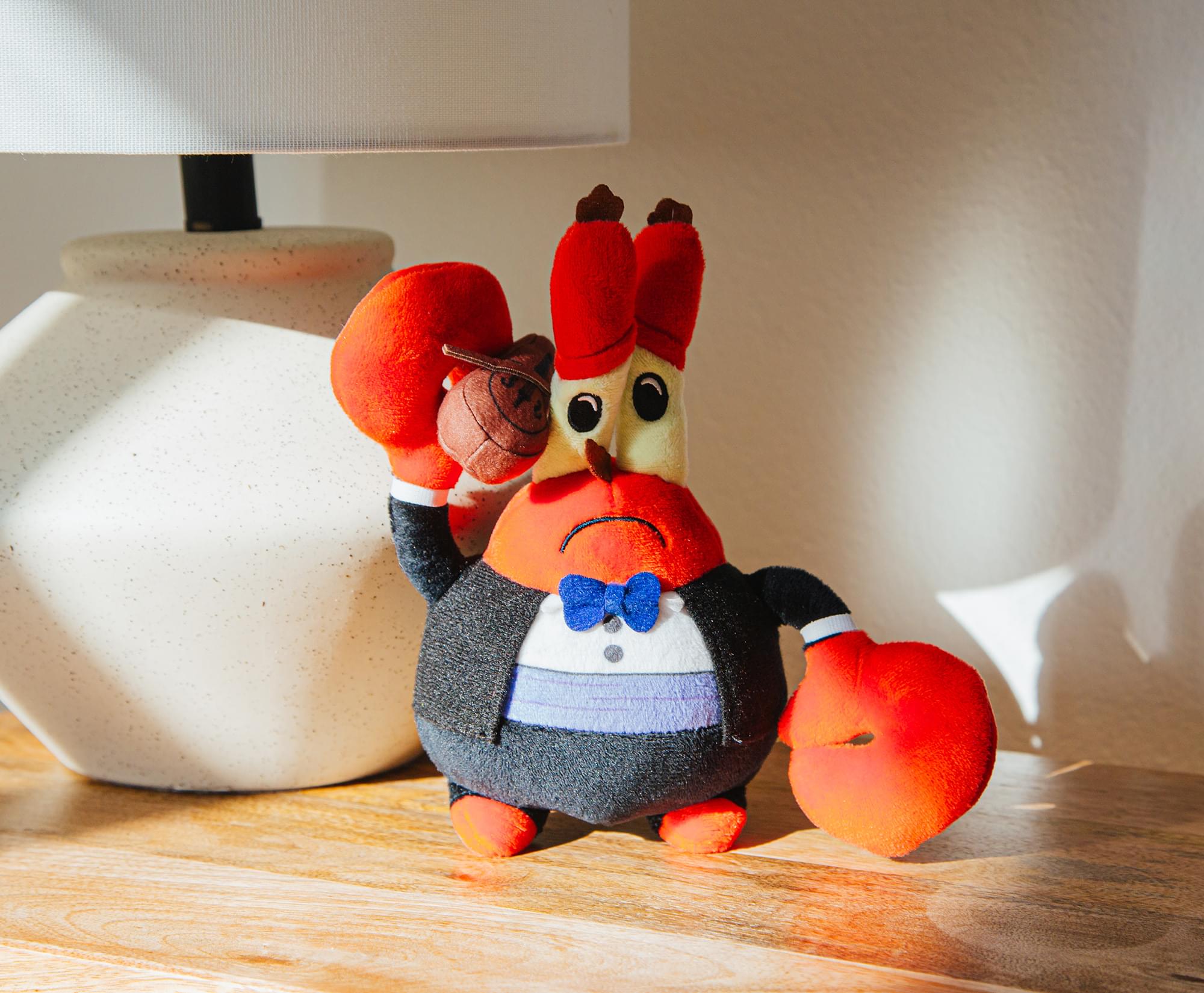 Nickelodeon SpongeBob SquarePants Mr. Krabs Violin 8-Inch Collector Plush Toy