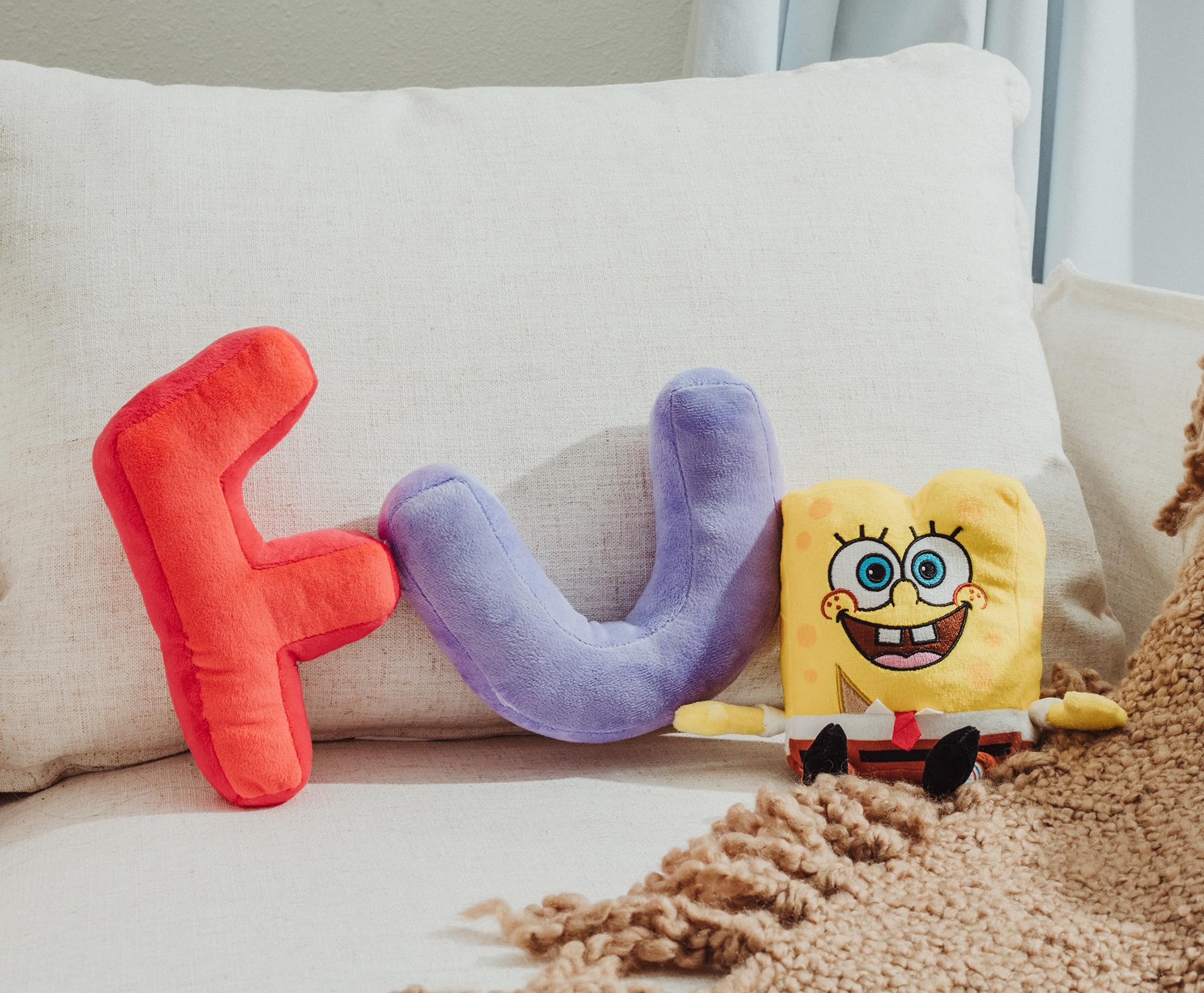 Nickelodeon SpongeBob SquarePants "FUN" 10-Inch Plush