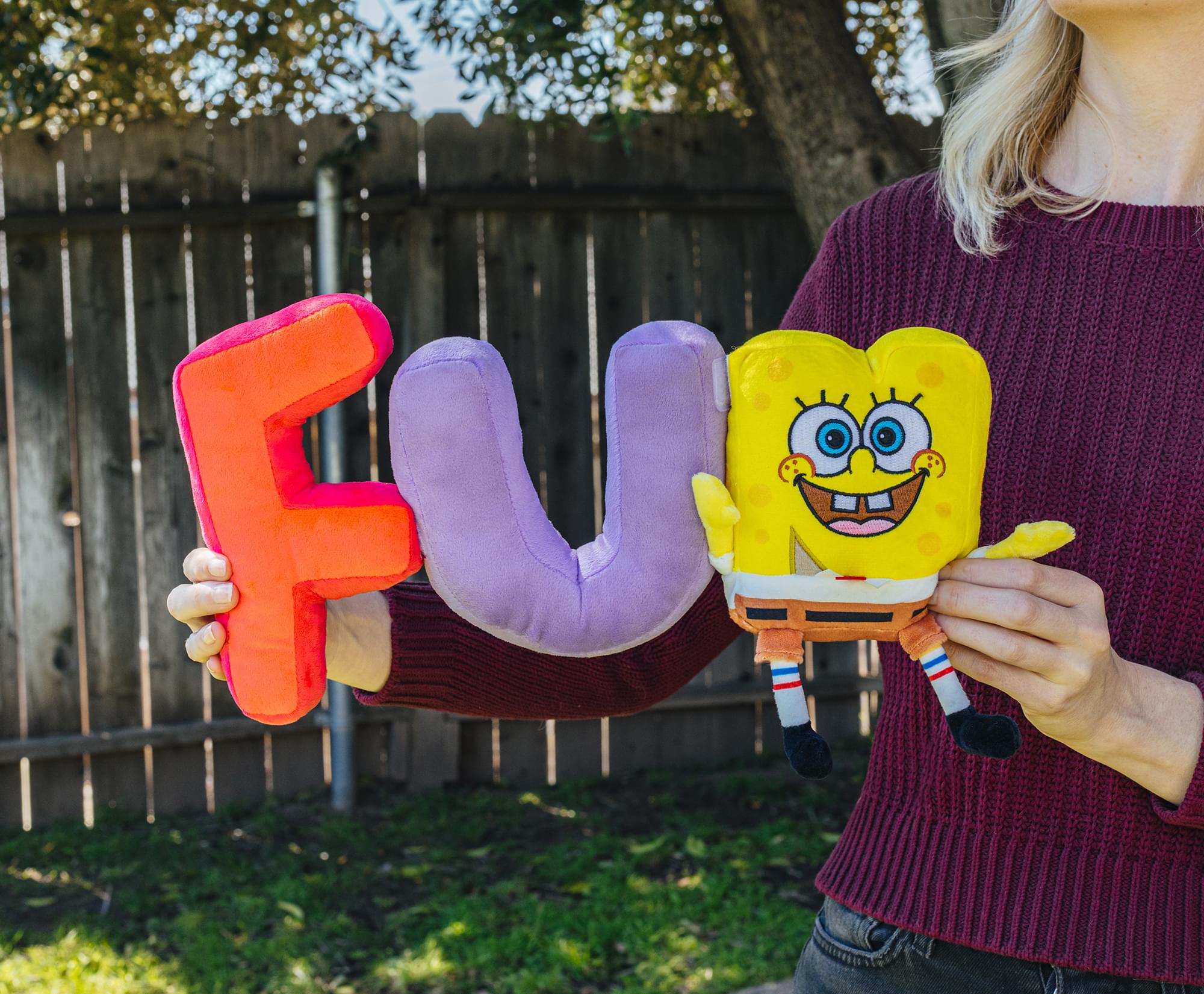Nickelodeon SpongeBob SquarePants "FUN" 10-Inch Plush