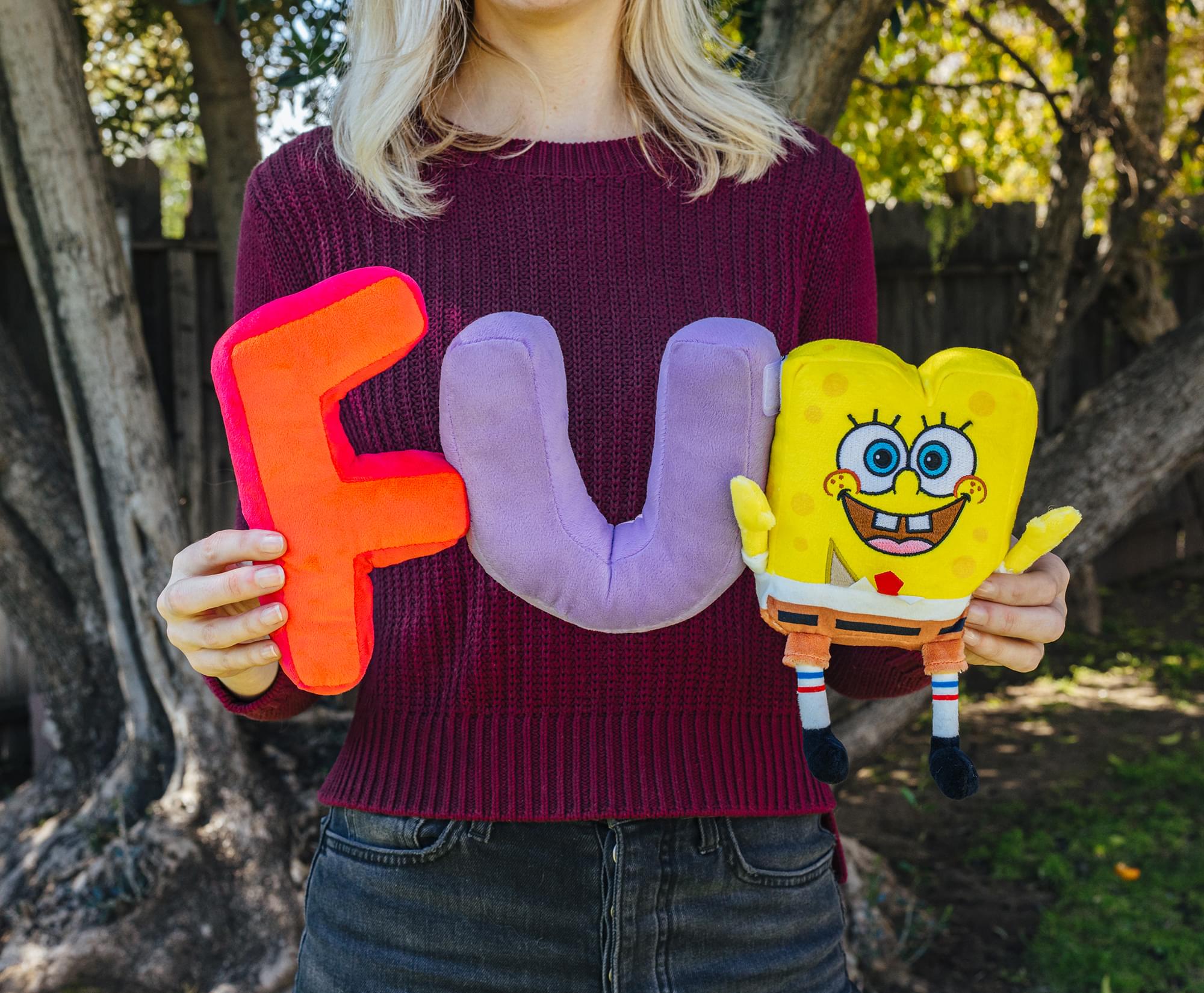 Nickelodeon SpongeBob SquarePants "FUN" 10-Inch Plush