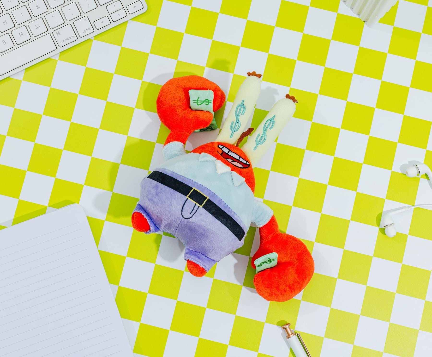 Nickelodeon SpongeBob SquarePants Mr. Krabs Holding Money 10-Inch Plush