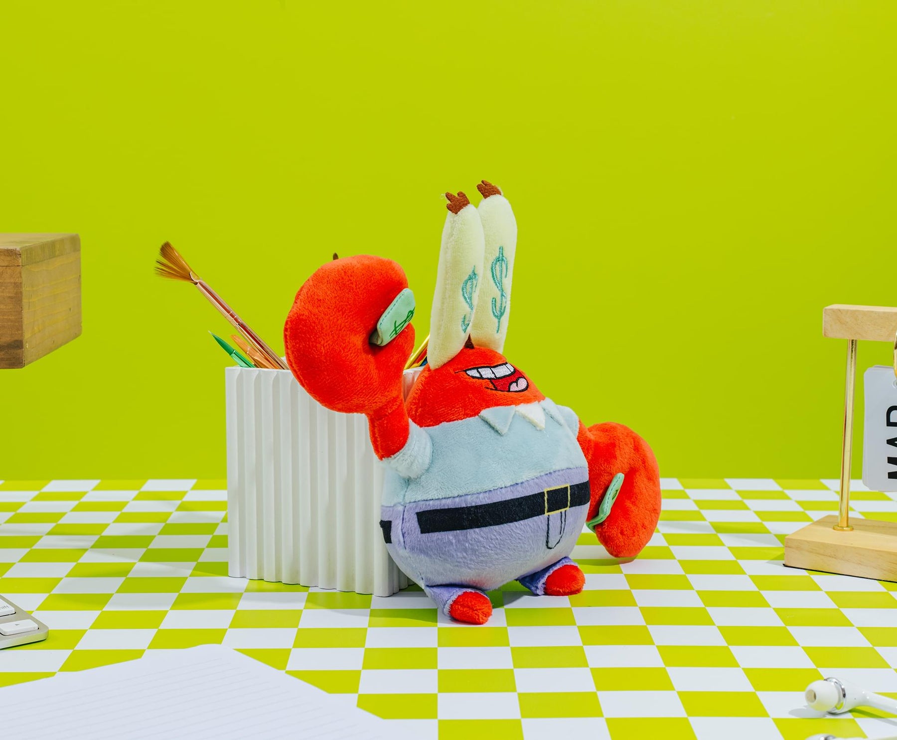 Nickelodeon SpongeBob SquarePants Mr. Krabs Holding Money 10-Inch Plush
