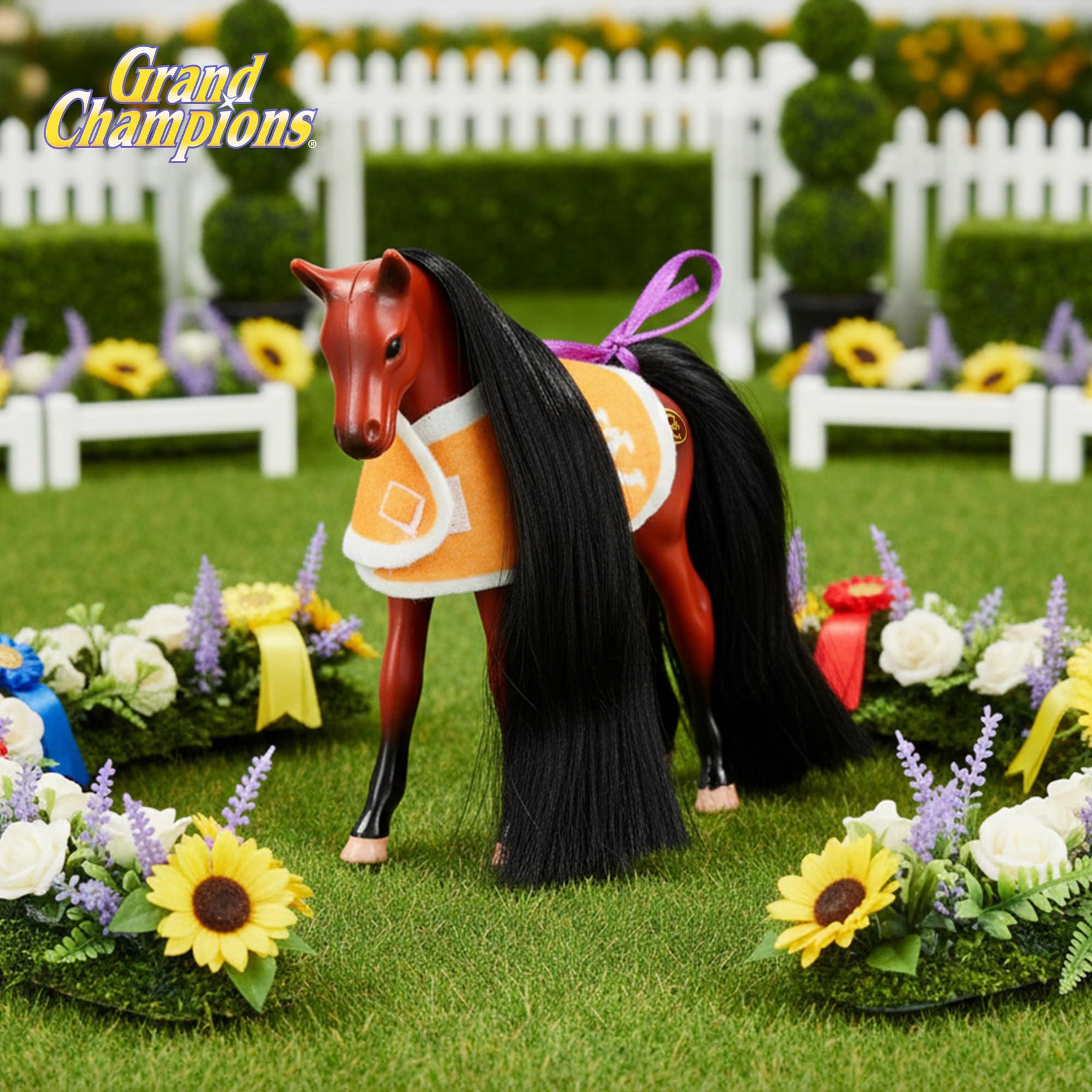 Grand Champions Mini Horse Collection Foal Figure | Bay Hackney