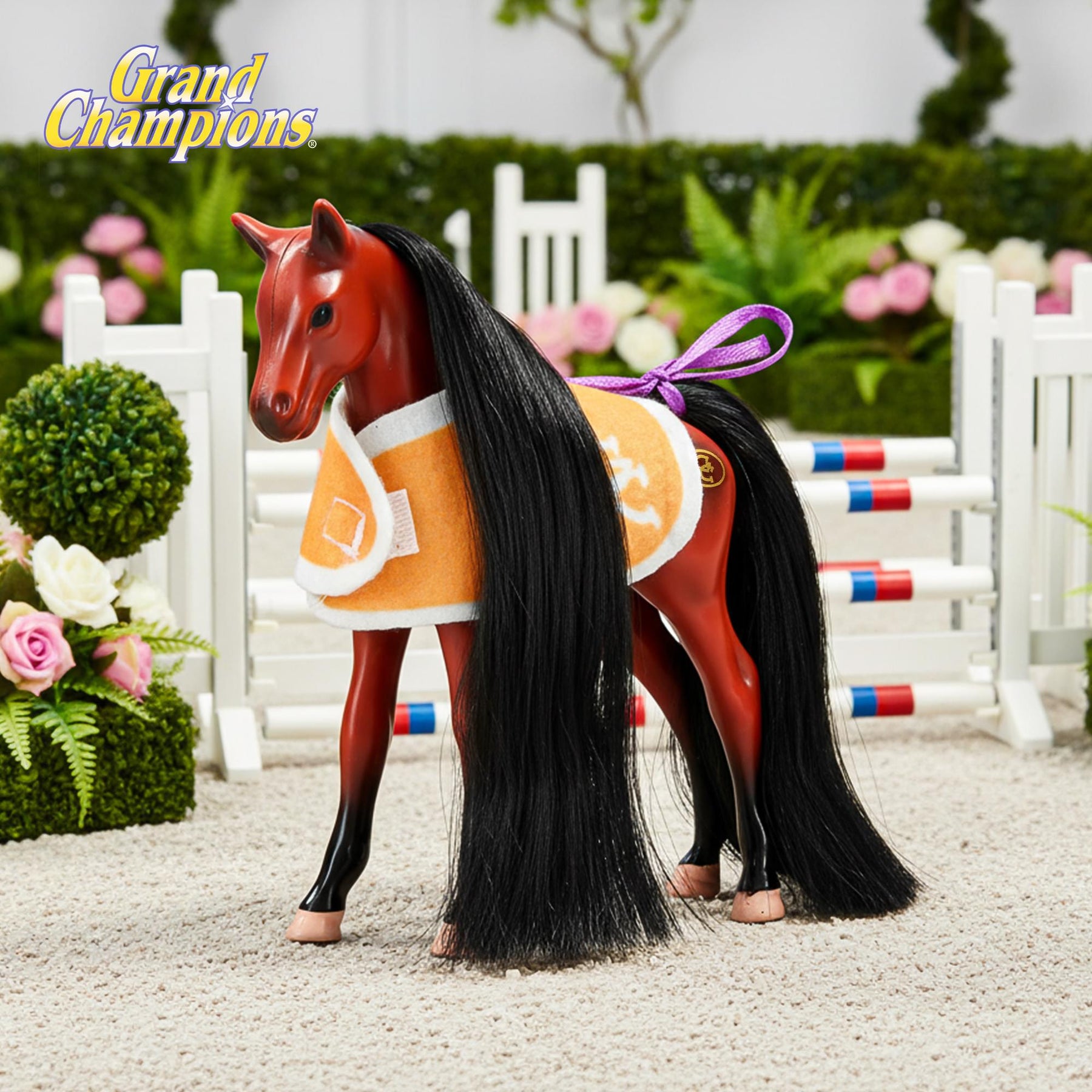 Grand Champions Mini Horse Collection Foal Figure | Bay Hackney