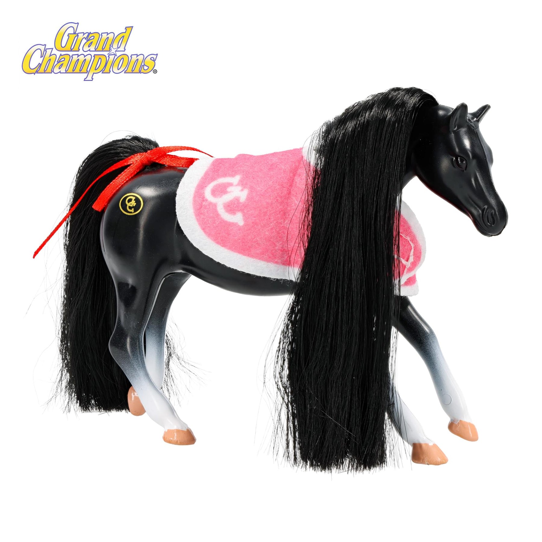 Grand Champions Mini Horse Collection Foal Figure | Black Thoroughbred