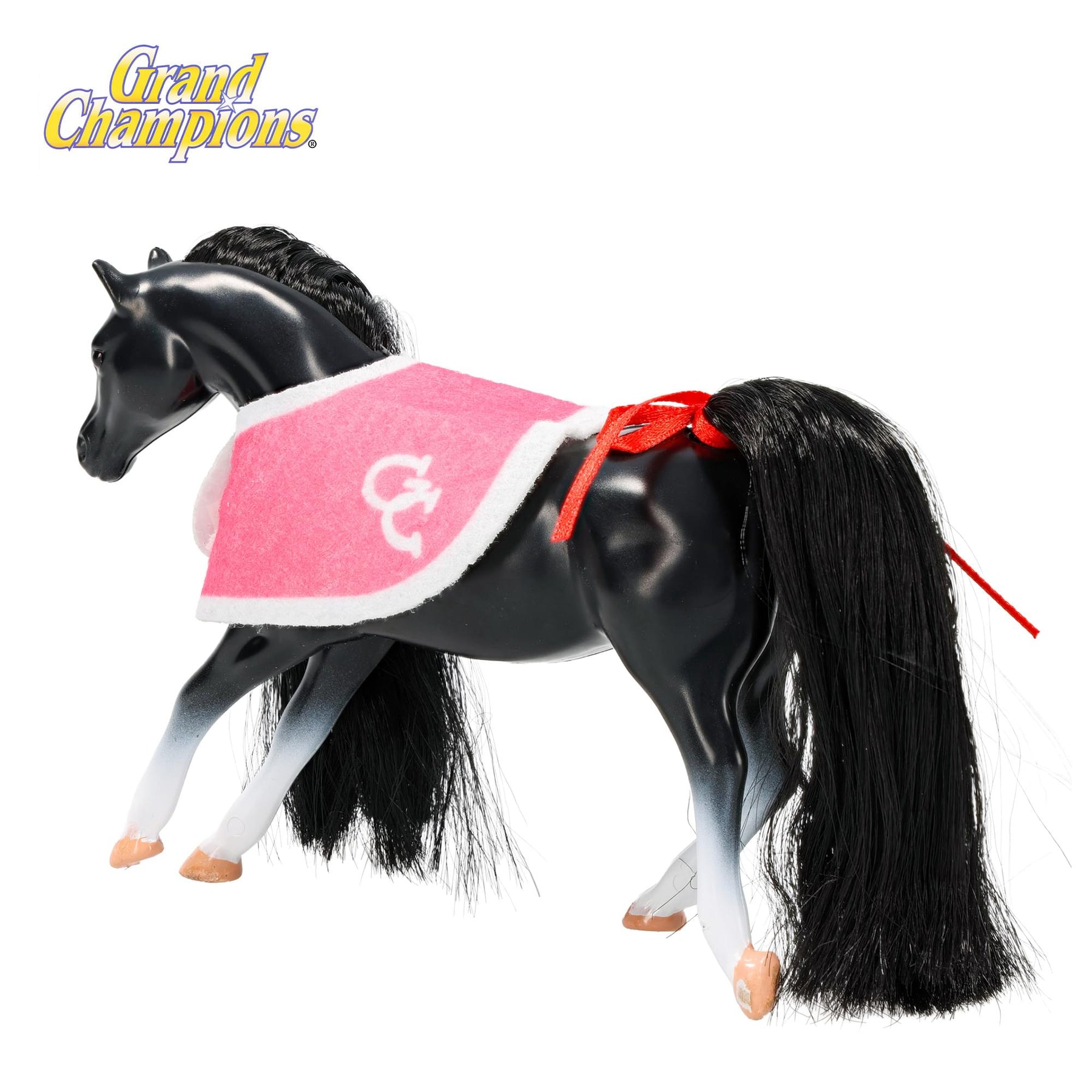 Grand Champions Mini Horse Collection Foal Figure | Black Thoroughbred