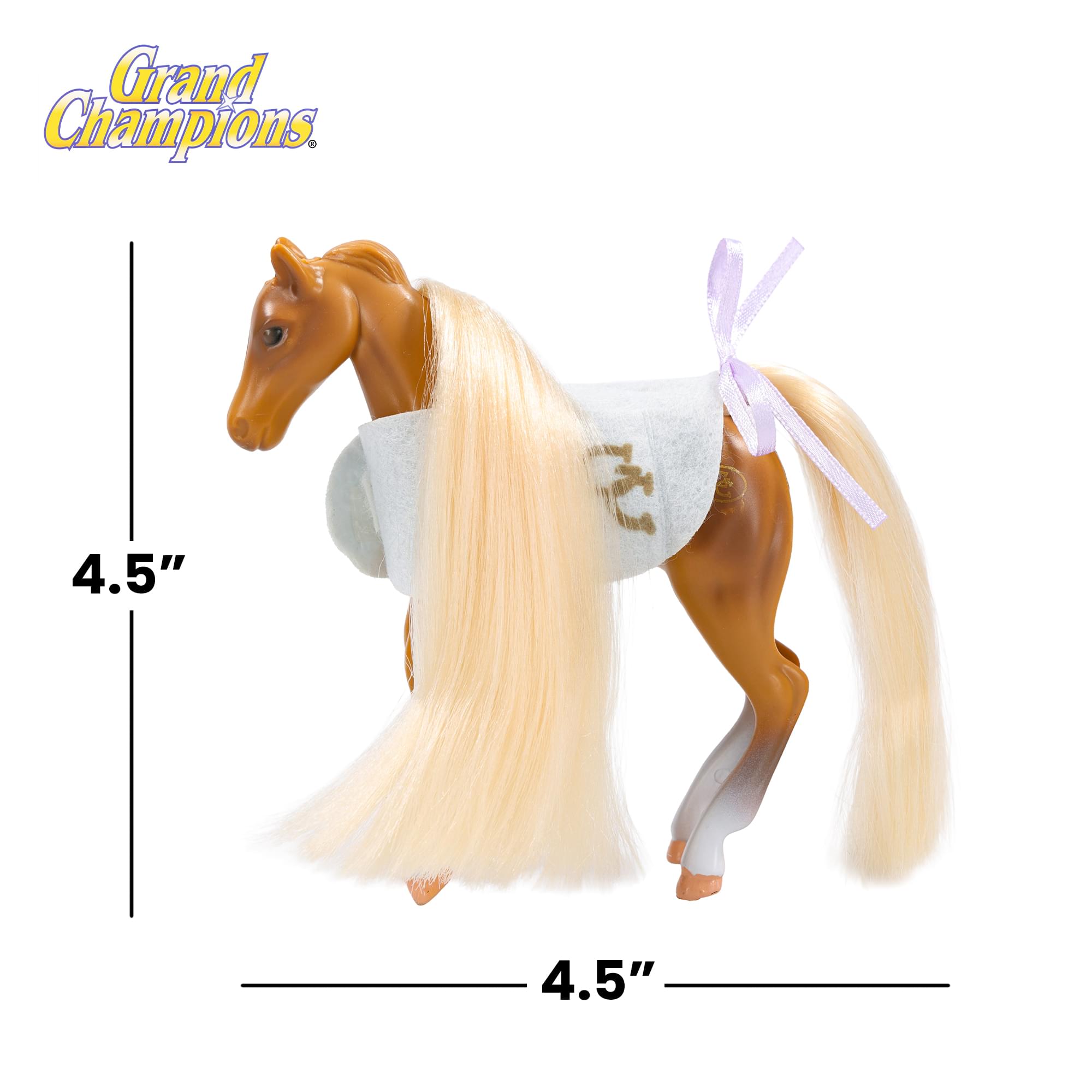 Grand Champions Mini Horse Collection Foal Figure | Palomino Saddlebred