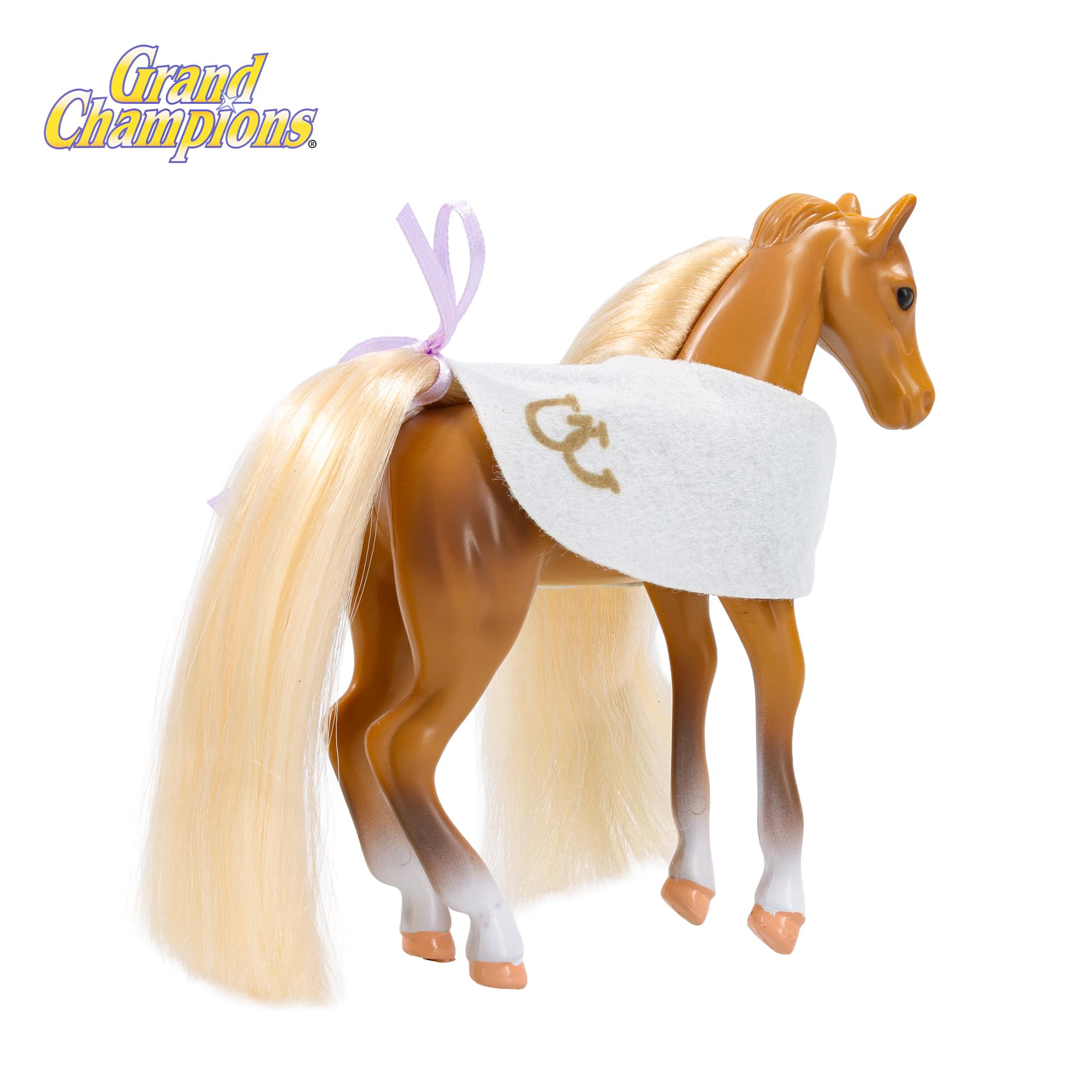 Grand Champions Mini Horse Collection Foal Figure | Palomino Saddlebred