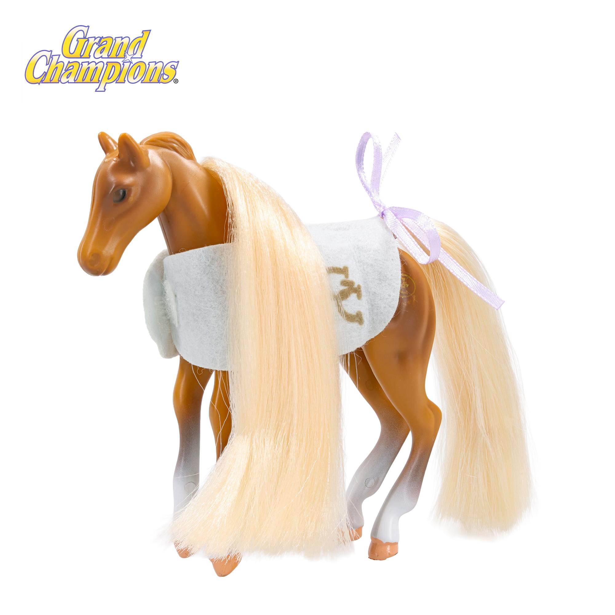 Grand Champions Mini Horse Collection Foal Figure | Palomino Saddlebred