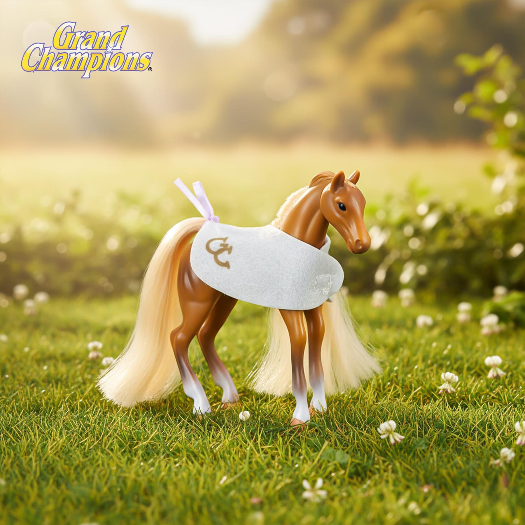 Grand Champions Mini Horse Collection Foal Figure | Palomino Saddlebred