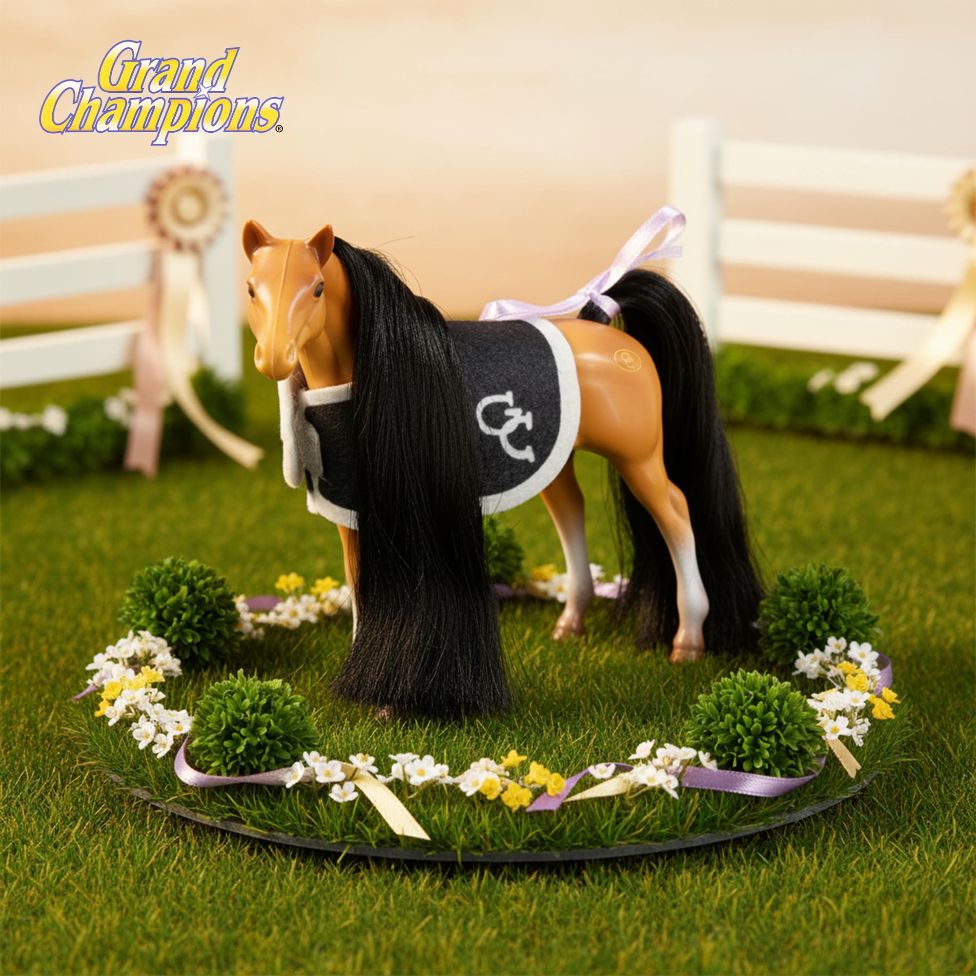 Grand Champions Mini Horse Collection Foal Figure | Buckskin Morgan