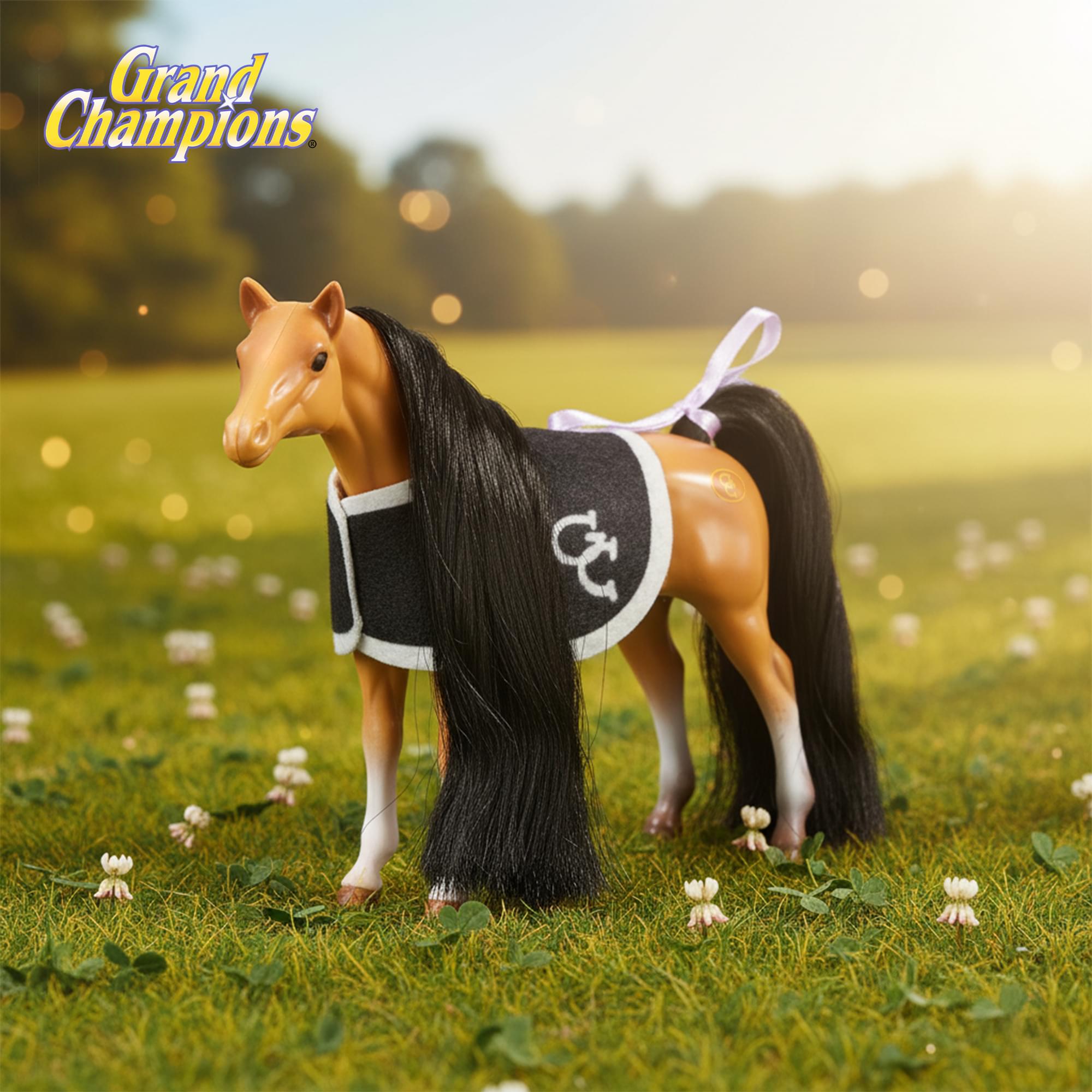 Grand Champions Mini Horse Collection Foal Figure | Buckskin Morgan