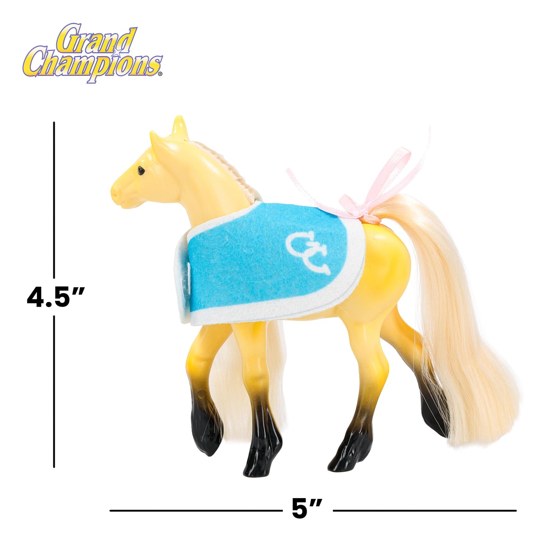 Grand Champions Mini Horse Collection Foal Figure | Palomino Quarter Horse