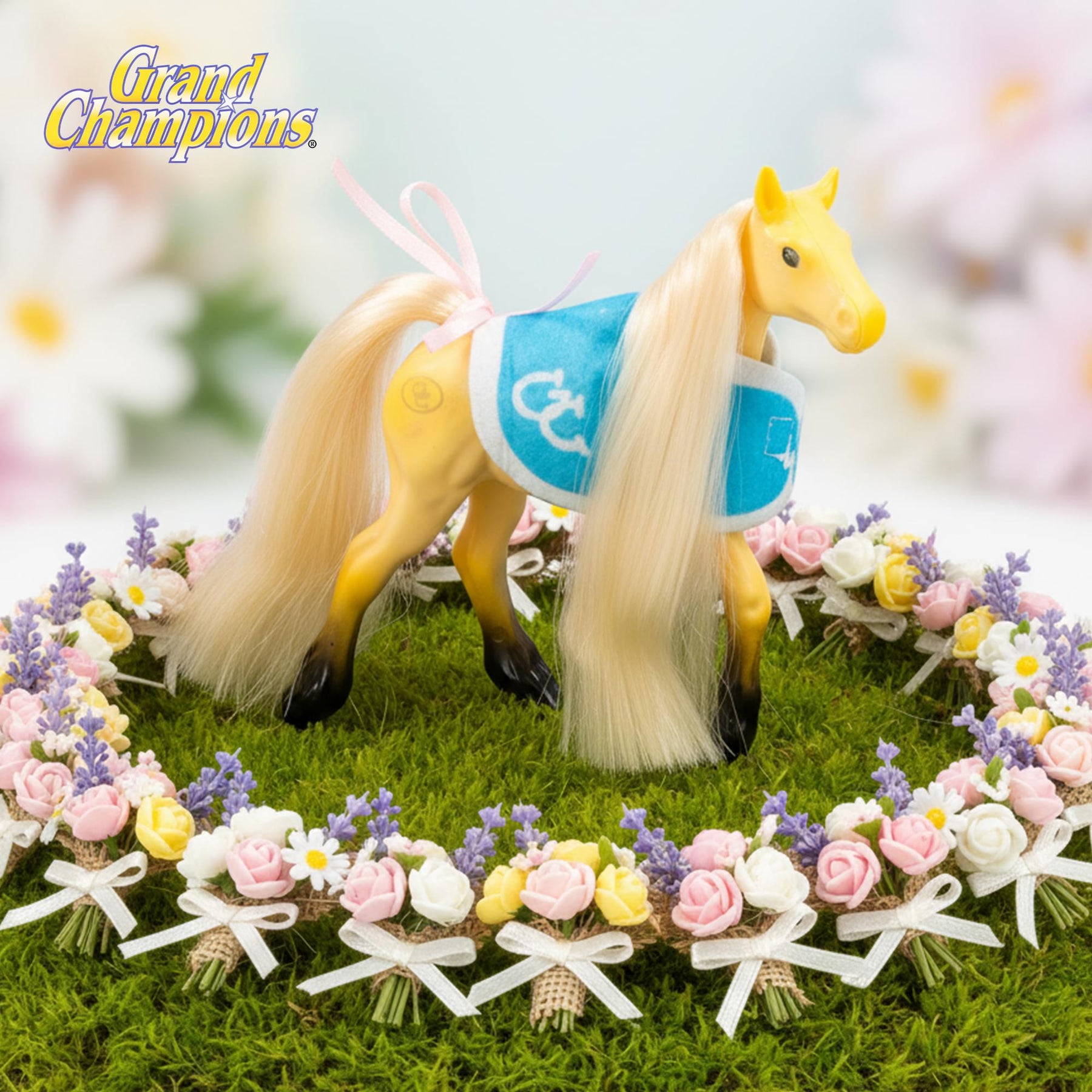 Grand Champions Mini Horse Collection Foal Figure | Palomino Quarter Horse
