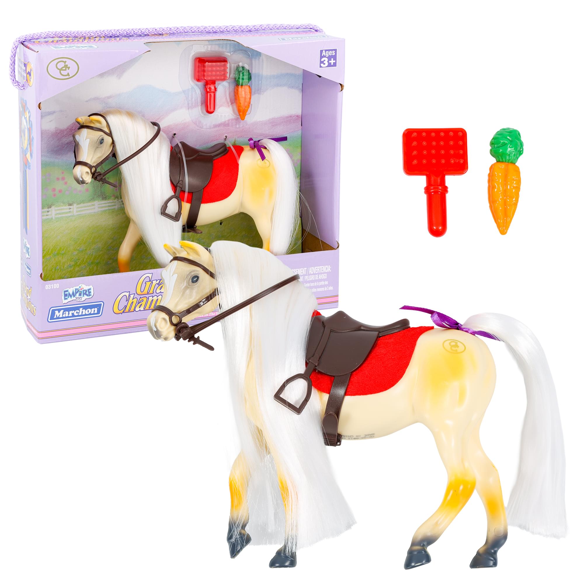Grand Champions Premium Stallion Collection Horse Figure | Palomino Half Arabian