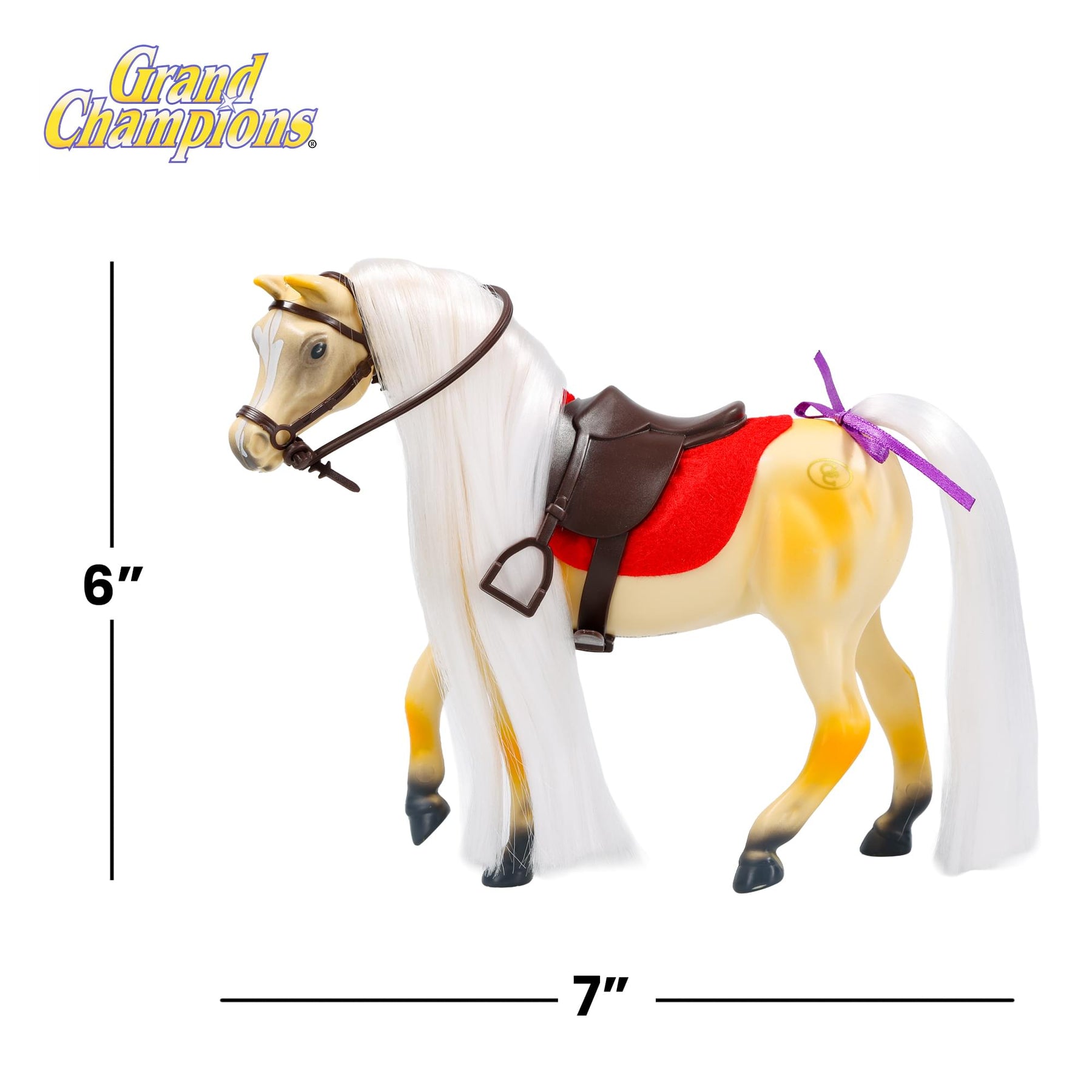 Grand Champions Premium Stallion Collection Horse Figure | Palomino Half Arabian
