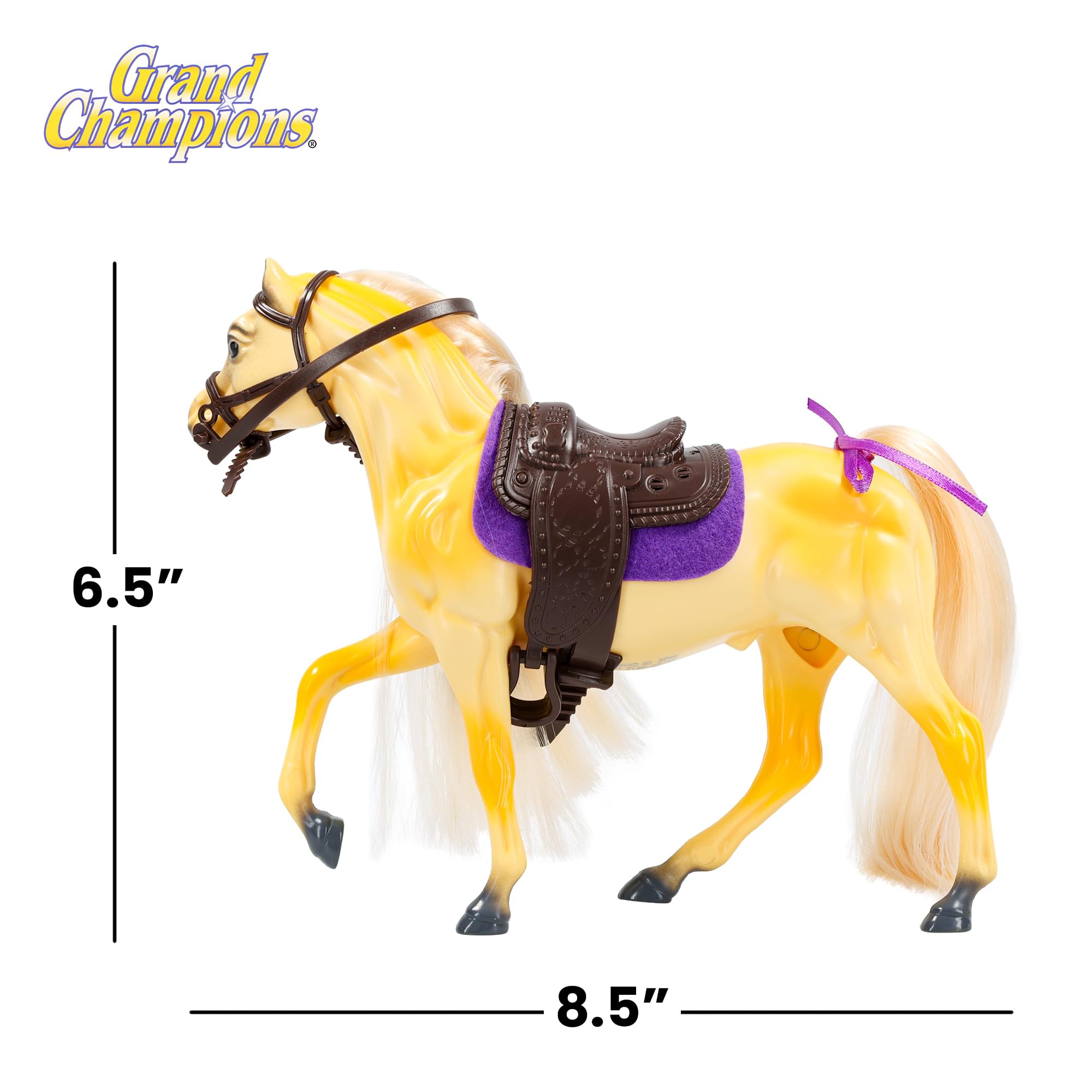 Grand Champions Premium Stallion Collection Horse Figure | Palomino Morgan