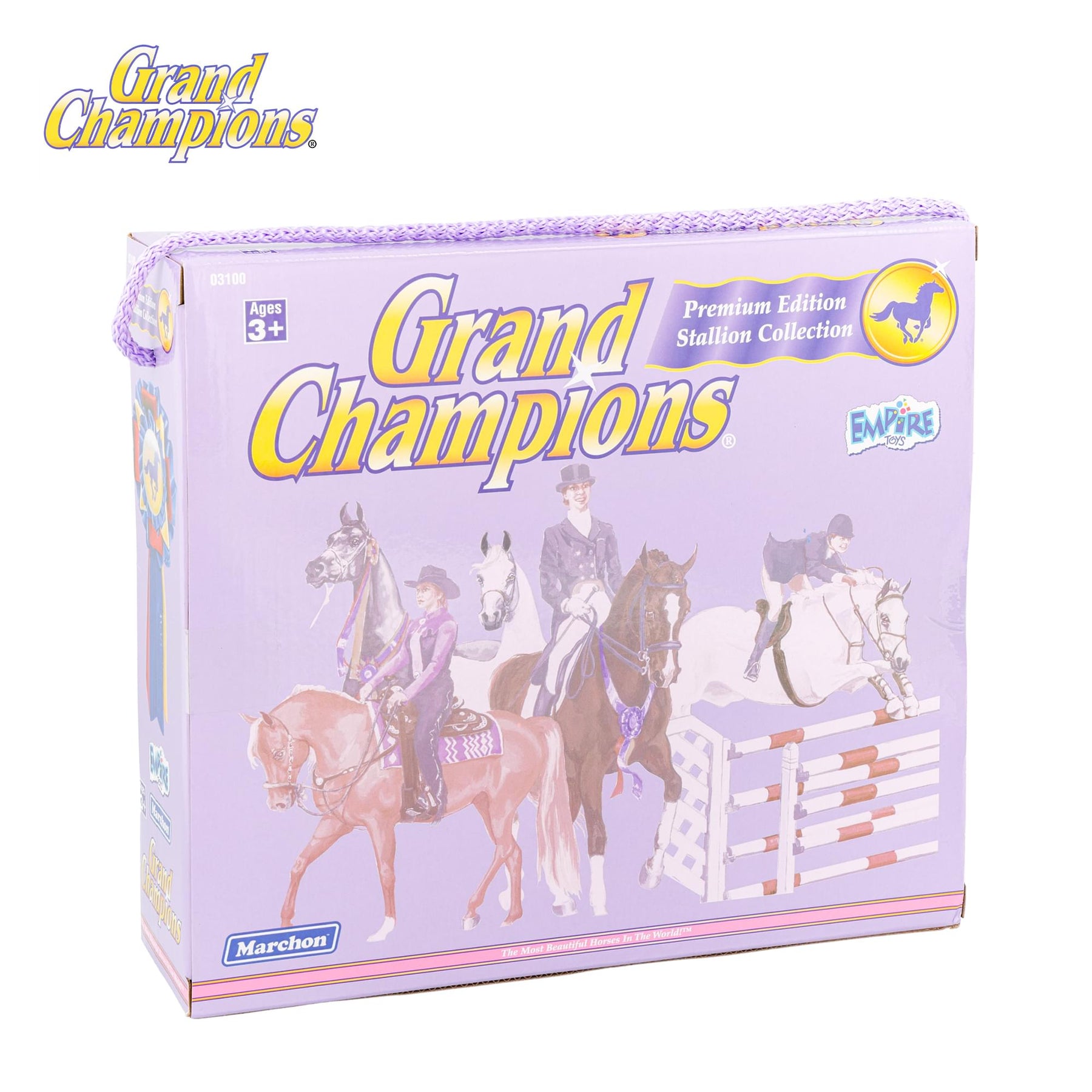 Grand Champions Premium Stallion Collection Horse Figure | Palomino Morgan