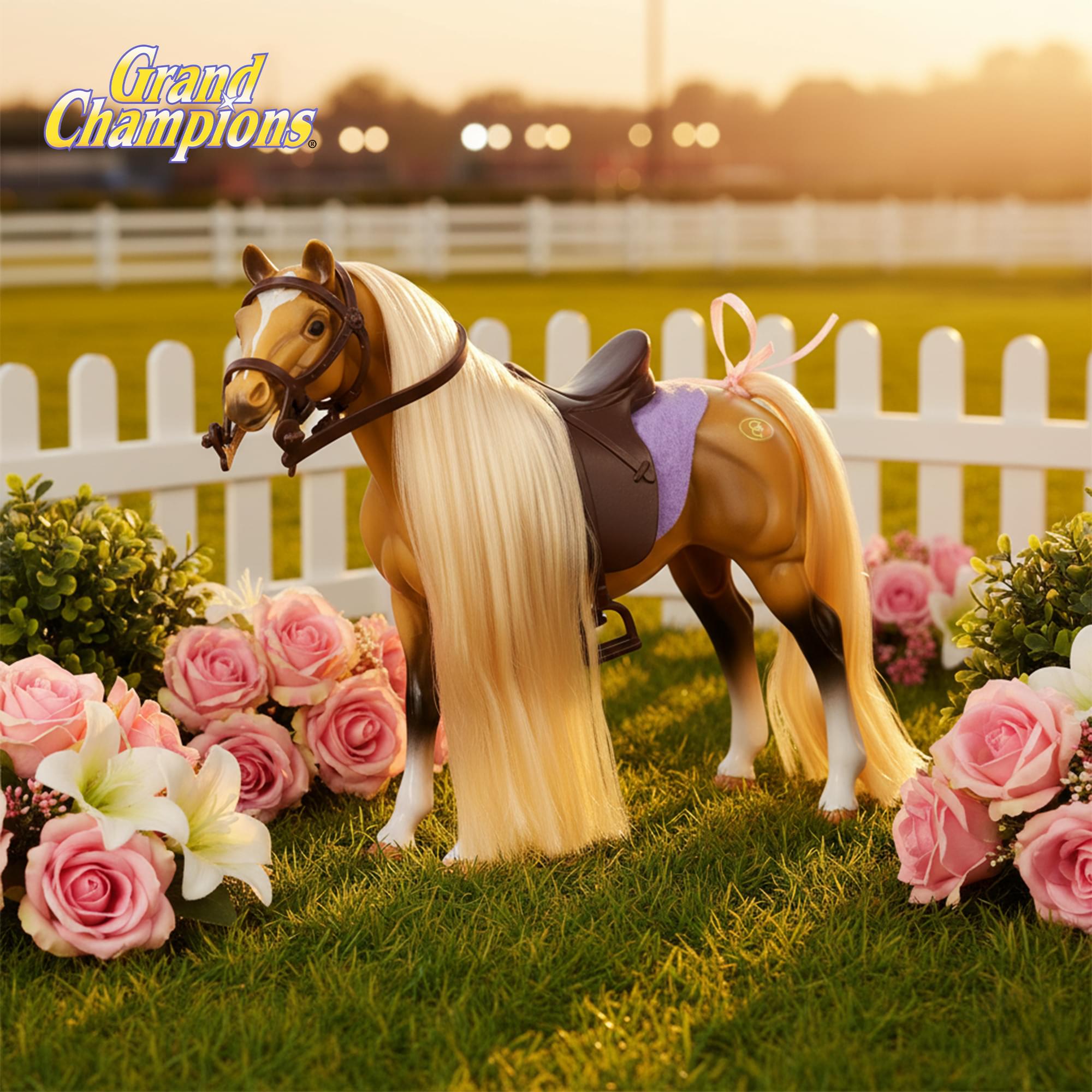 Grand Champions Stallion Collection Horse Figure | Palomino Quarter Horse
