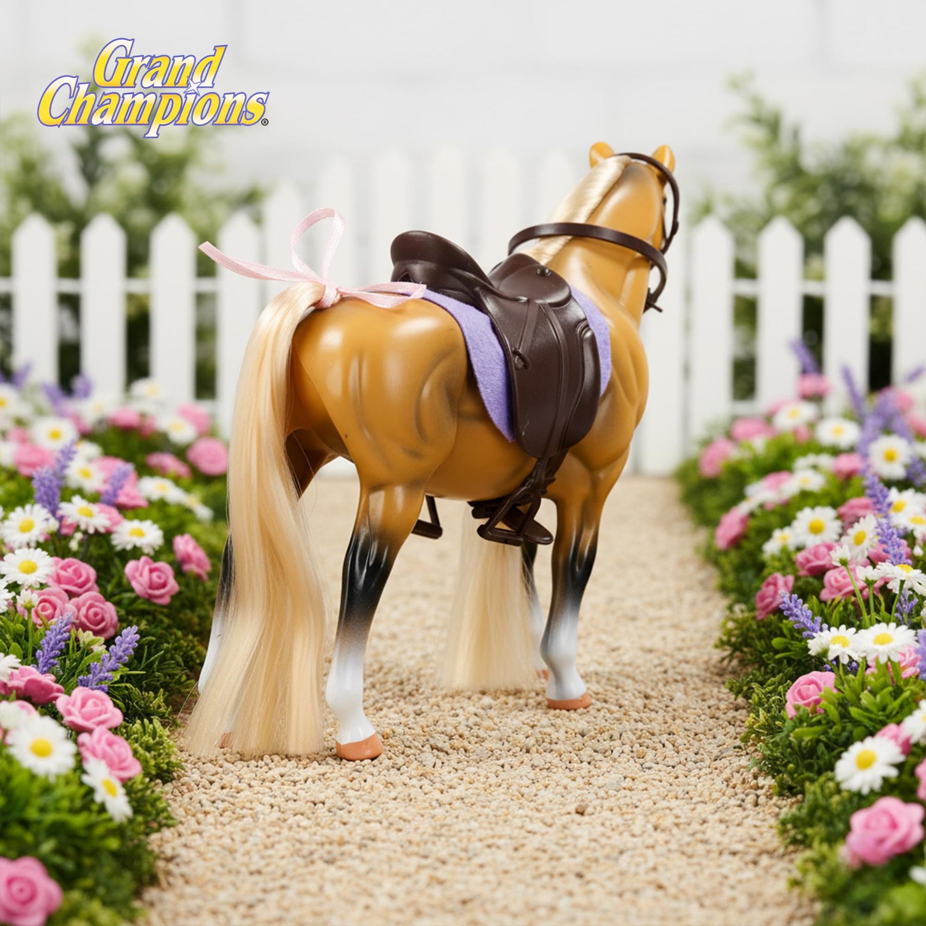 Grand Champions Stallion Collection Horse Figure | Palomino Quarter Horse
