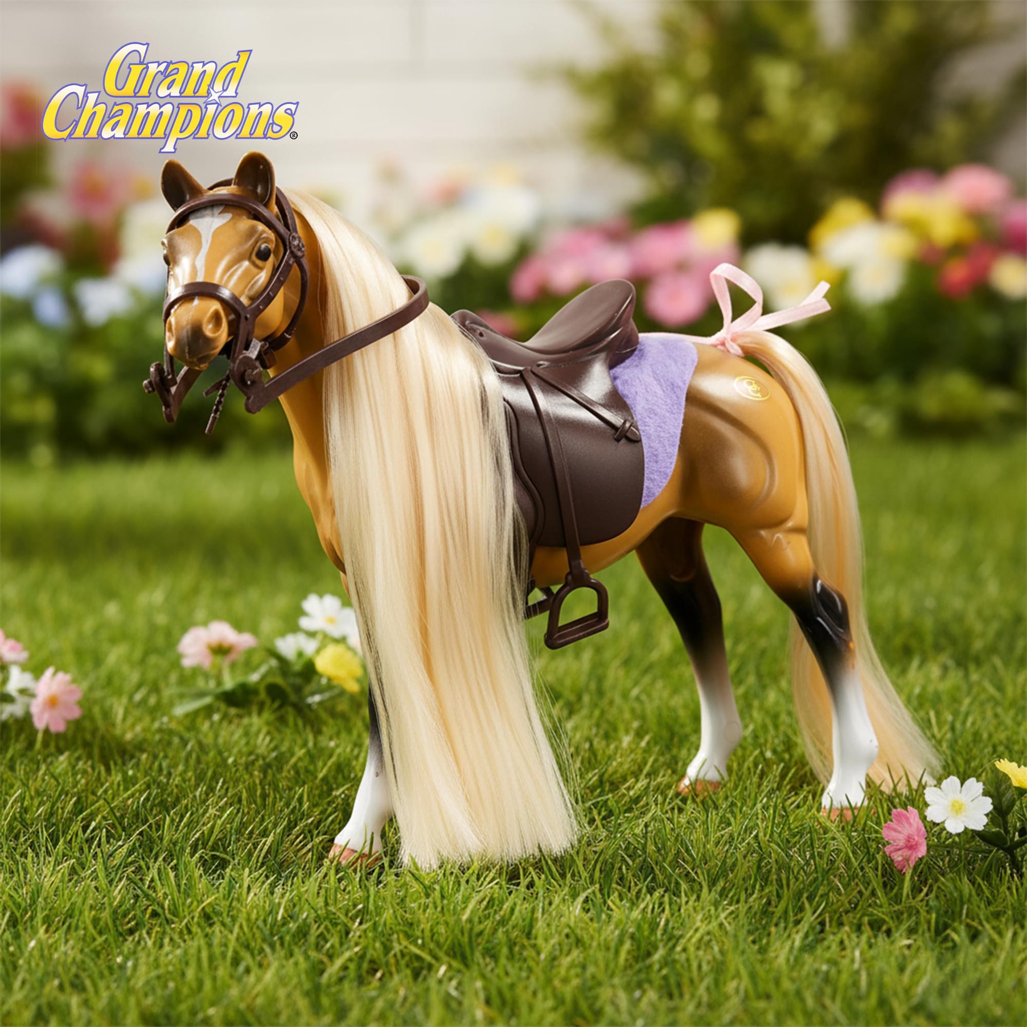 Grand Champions Stallion Collection Horse Figure | Palomino Quarter Horse