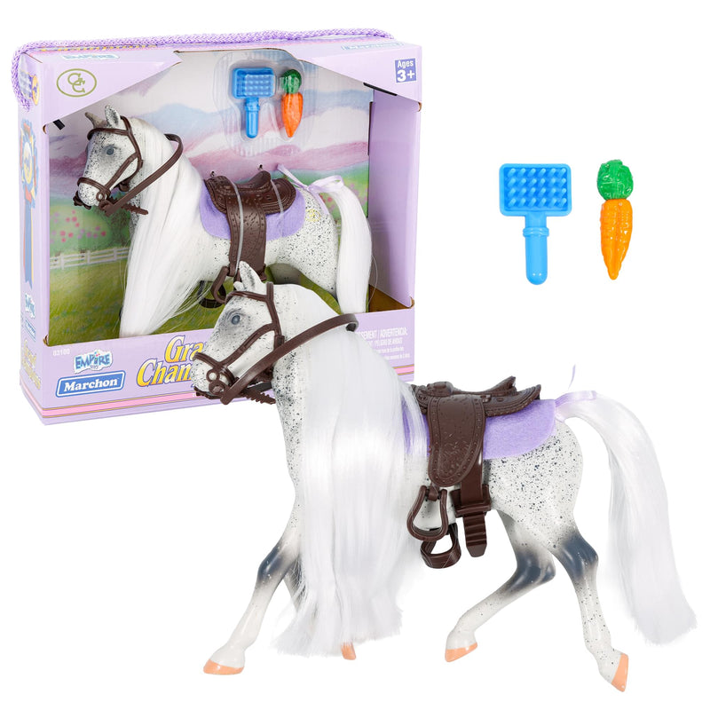 Grand Champions Premium Stallion Collection Horse Figure | Grey Arabian