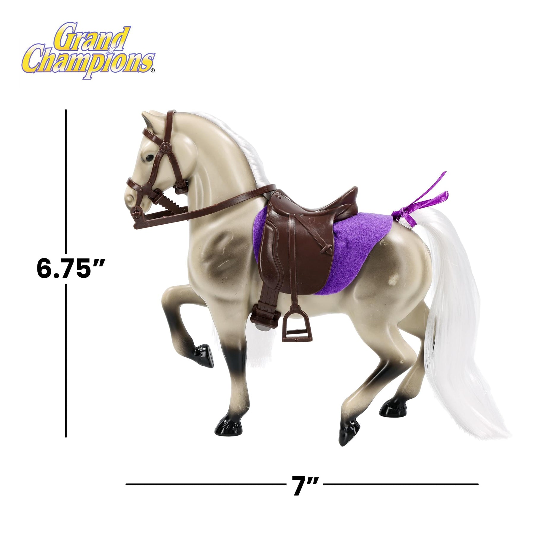 Grand Champions Premium Edition Stallion Collection Grey Warmblood Horse Figure