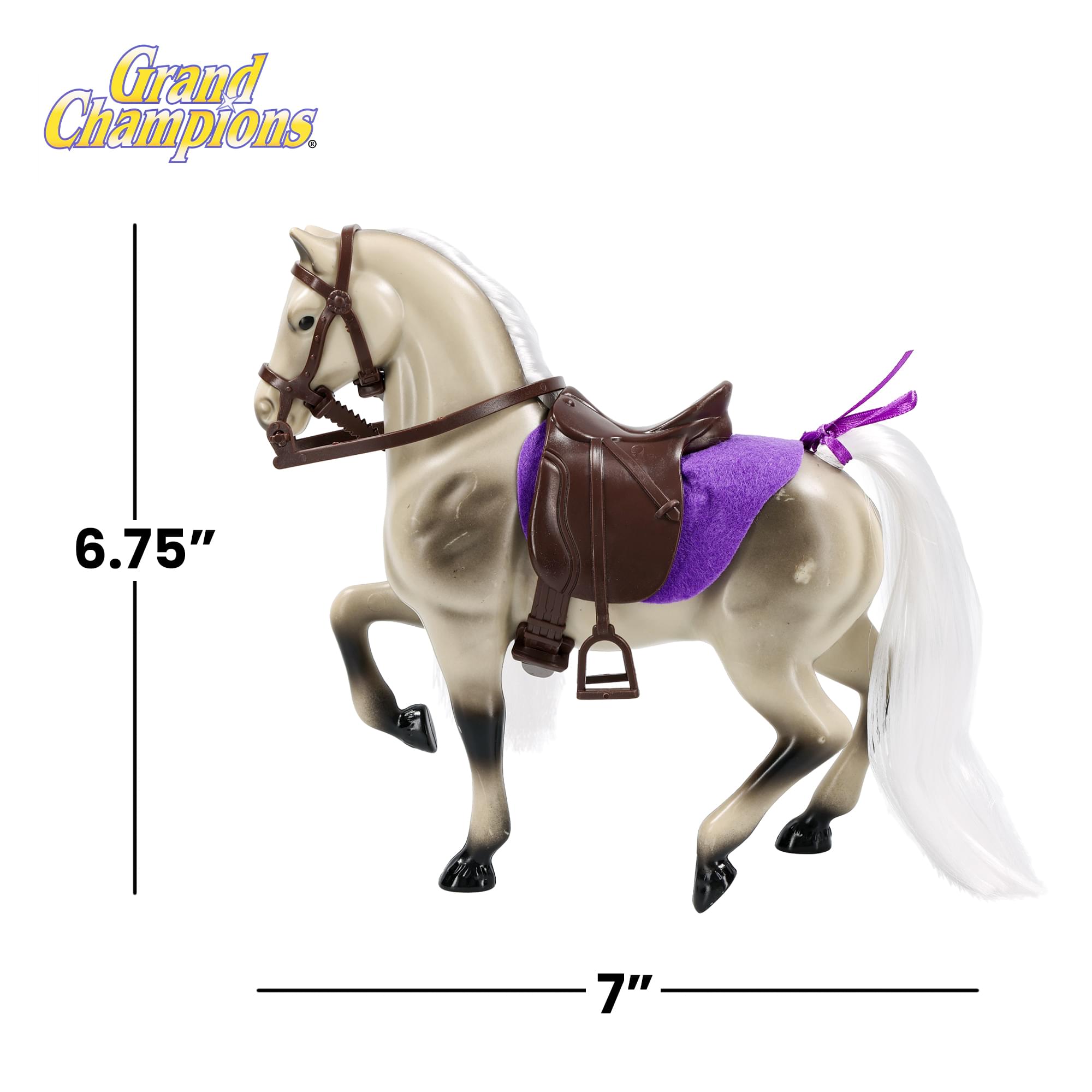 Grand Champions Premium Edition Stallion Collection Grey Warmblood Horse Figure