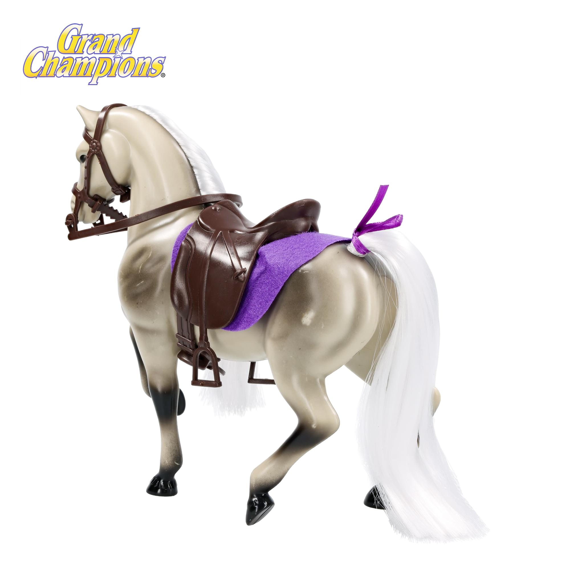 Grand Champions Premium Edition Stallion Collection Grey Warmblood Horse Figure