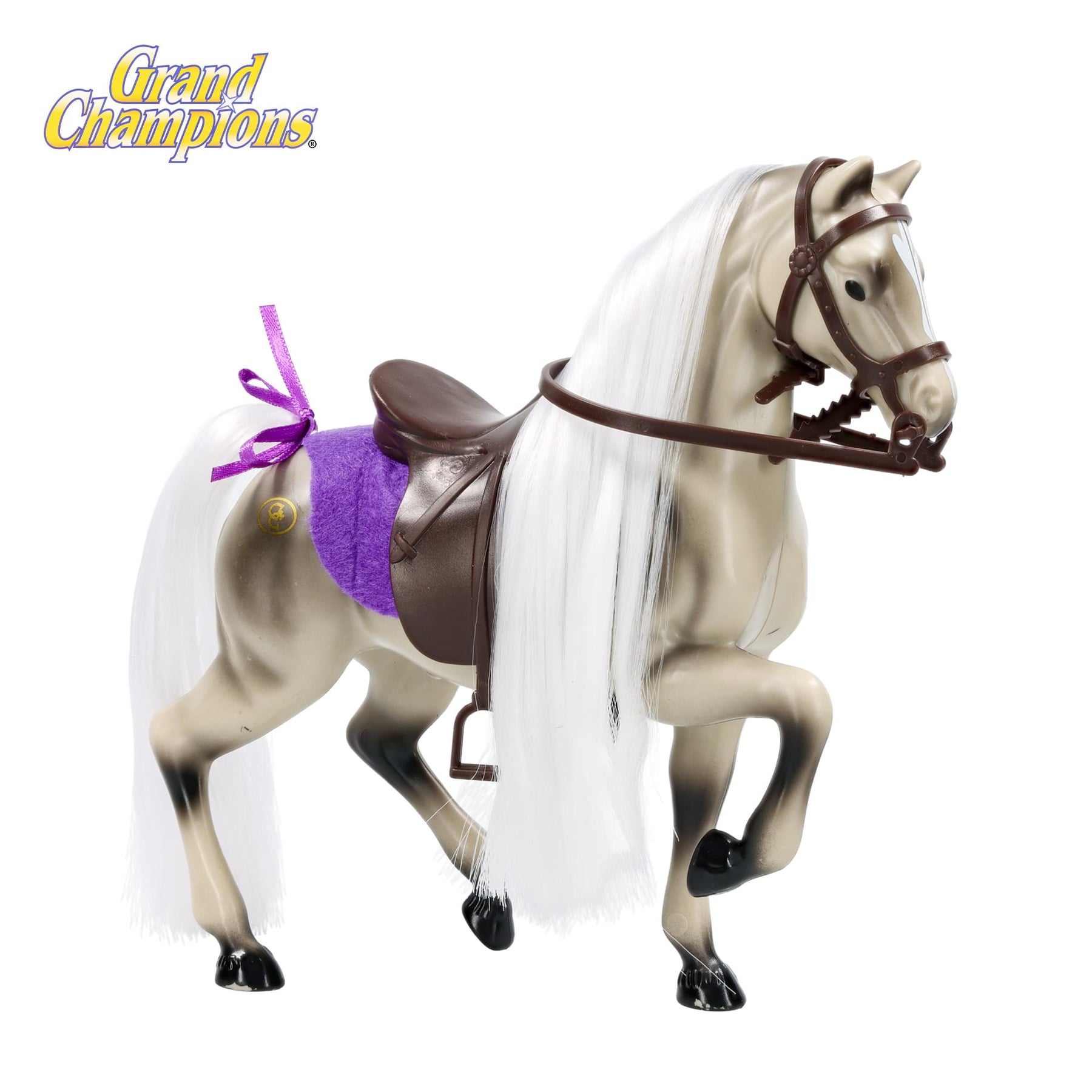 Grand Champions Premium Edition Stallion Collection Grey Warmblood Horse Figure