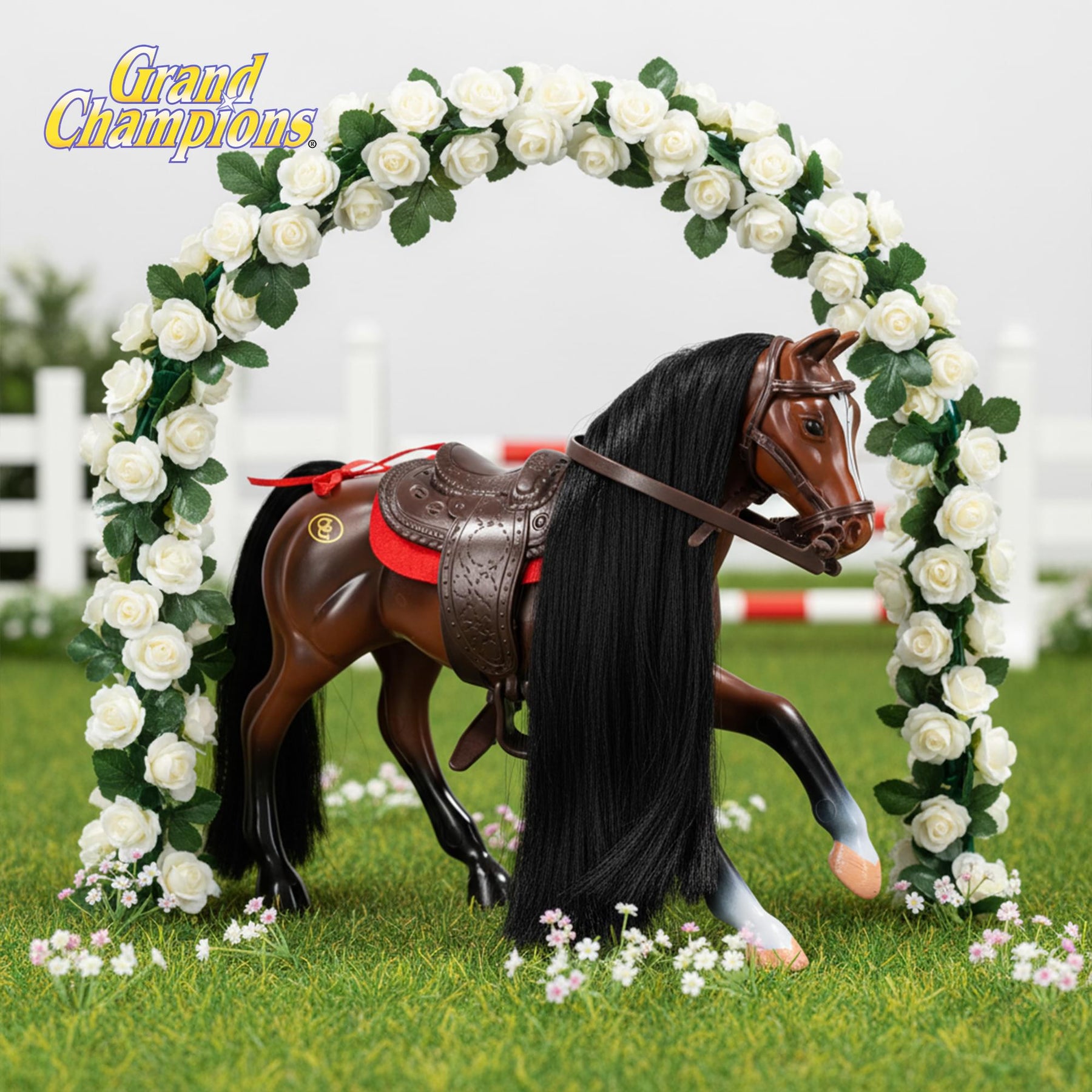 Grand Champions Premium Stallion Collection Horse Figure | Dark Bay Thoroughbred