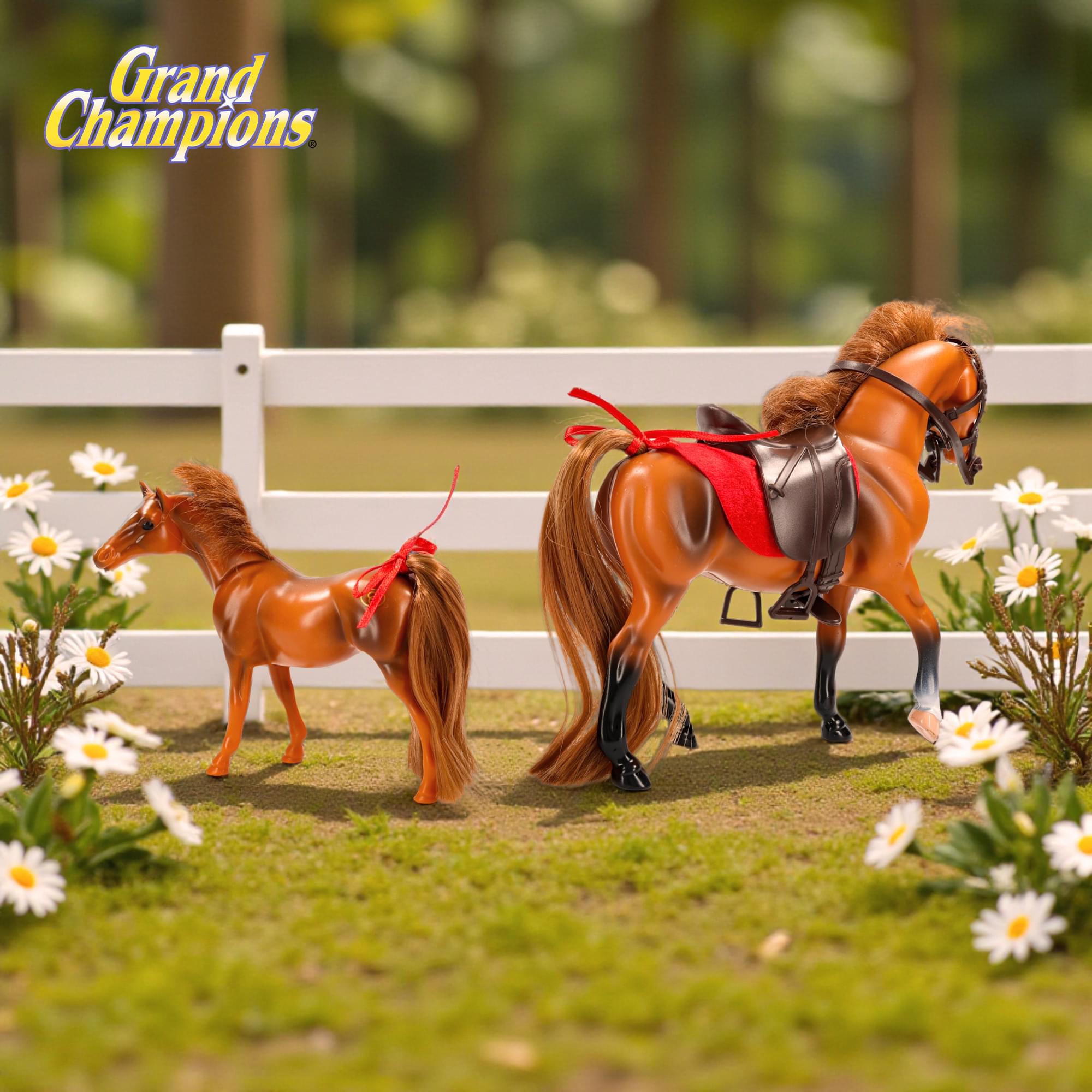 Grand Champions Premium Edition Stallion Collection Chestnut Arabian Set