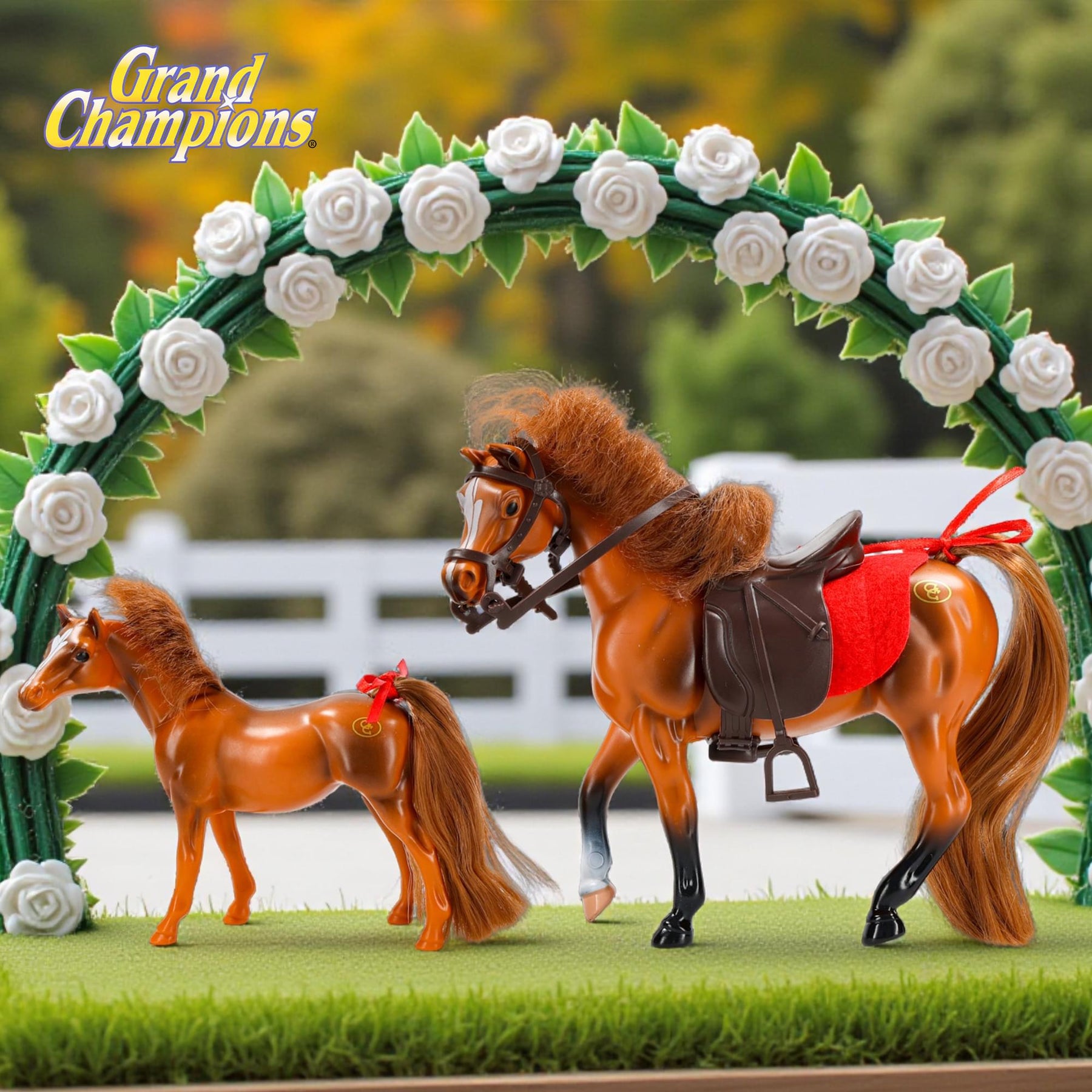 Grand Champions Premium Edition Stallion Collection Chestnut Arabian Set