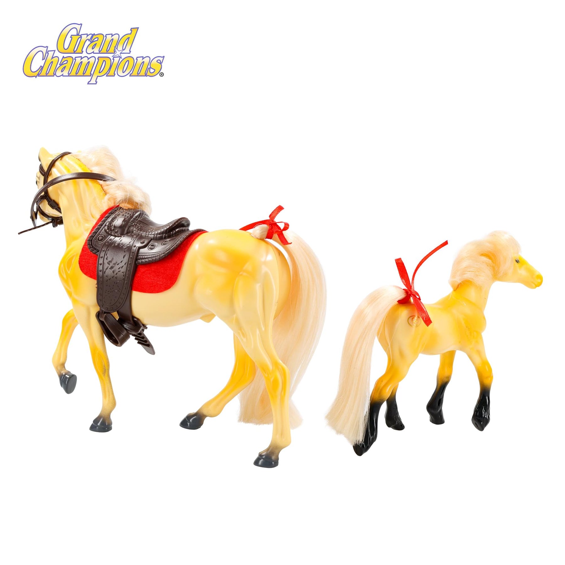 Grand Champions Premium Stallion Collection Set Of 2 | Palomino Morgan