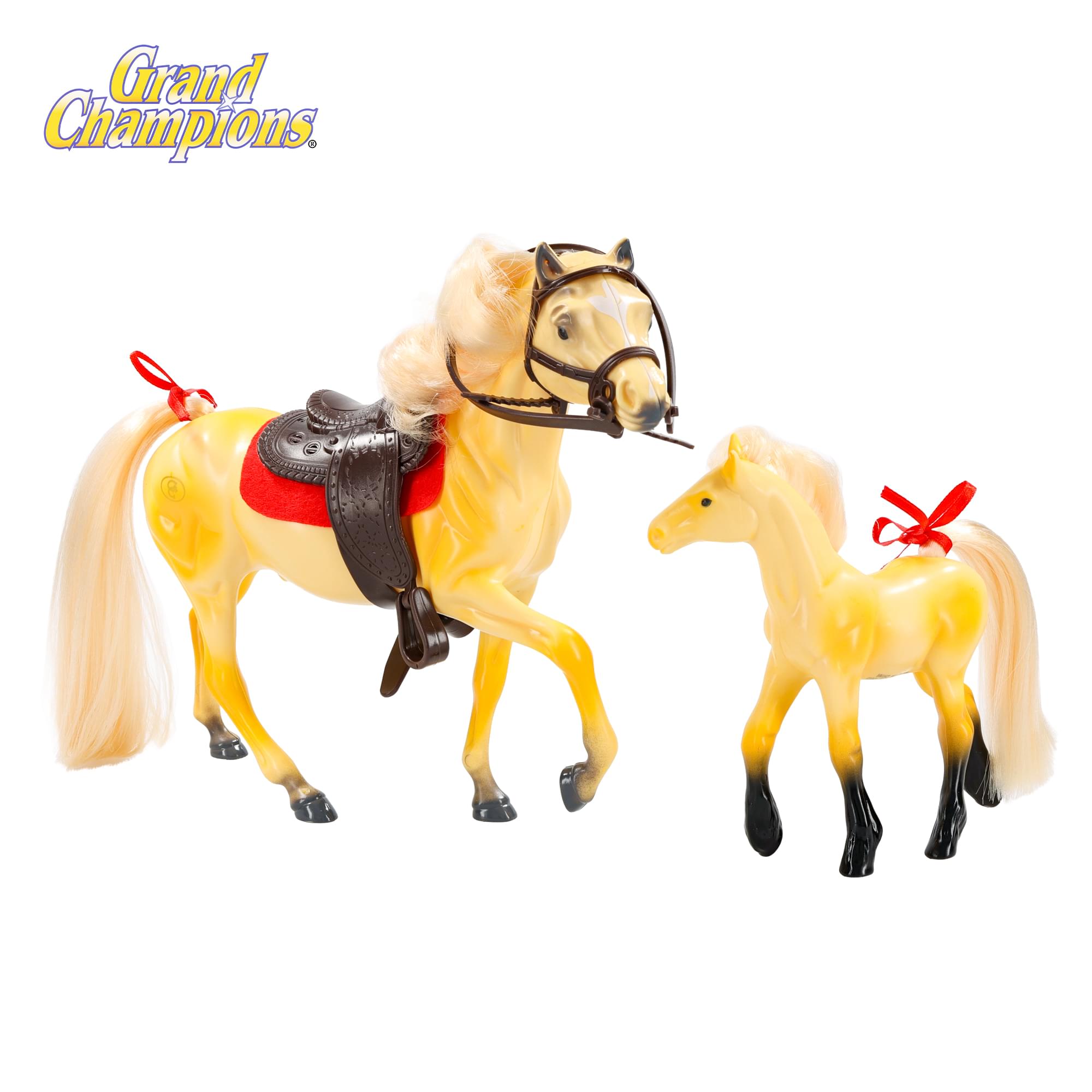 Grand Champions Premium Stallion Collection Set Of 2 | Palomino Morgan