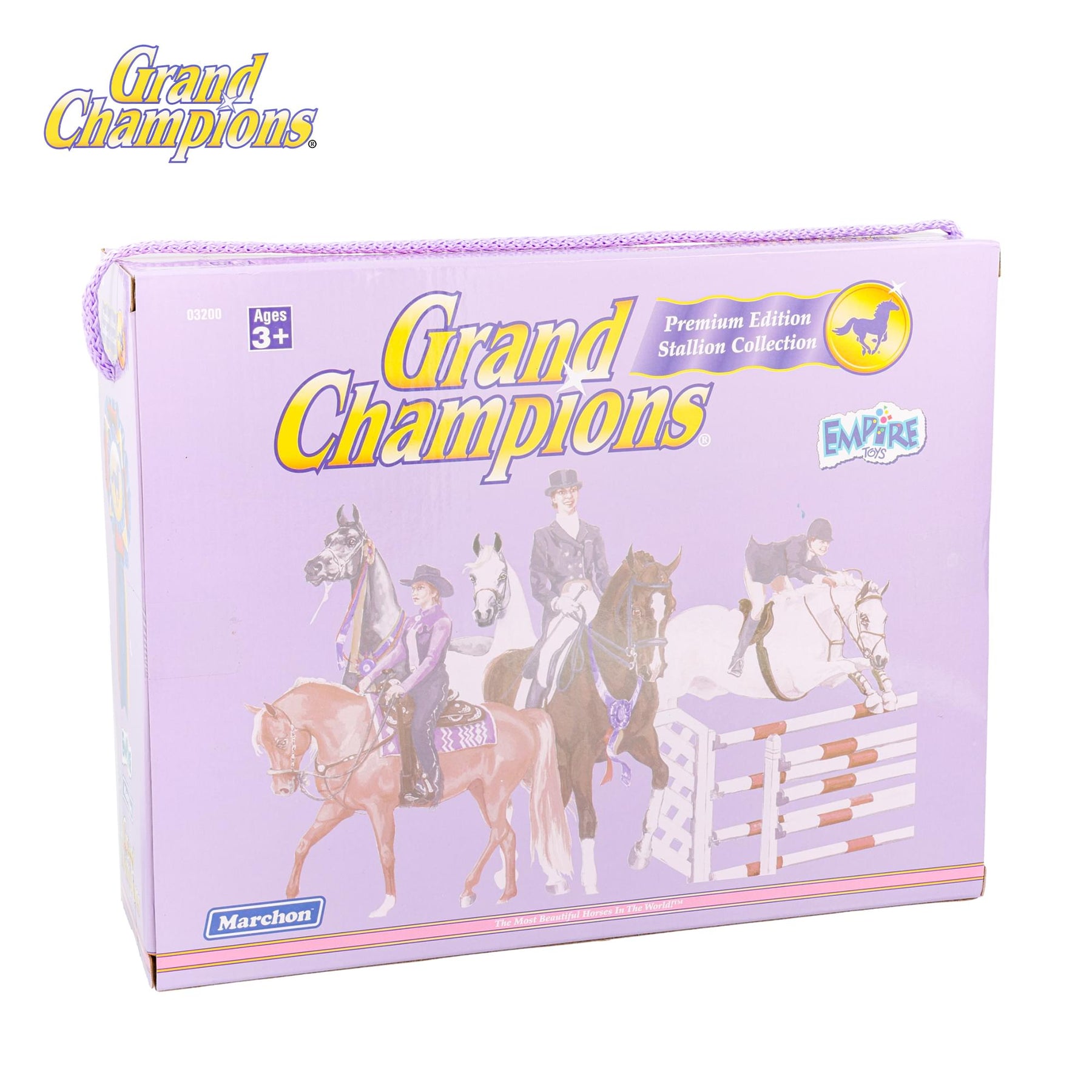 Grand Champions Premium Stallion Collection Set Of 2 | Palomino Morgan