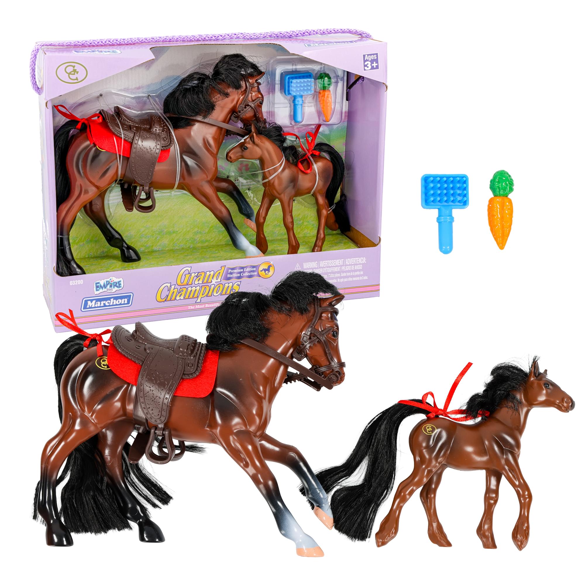 Grand Champions Premium Edition Stallion Collection Dark Bay Thoroughbred Set