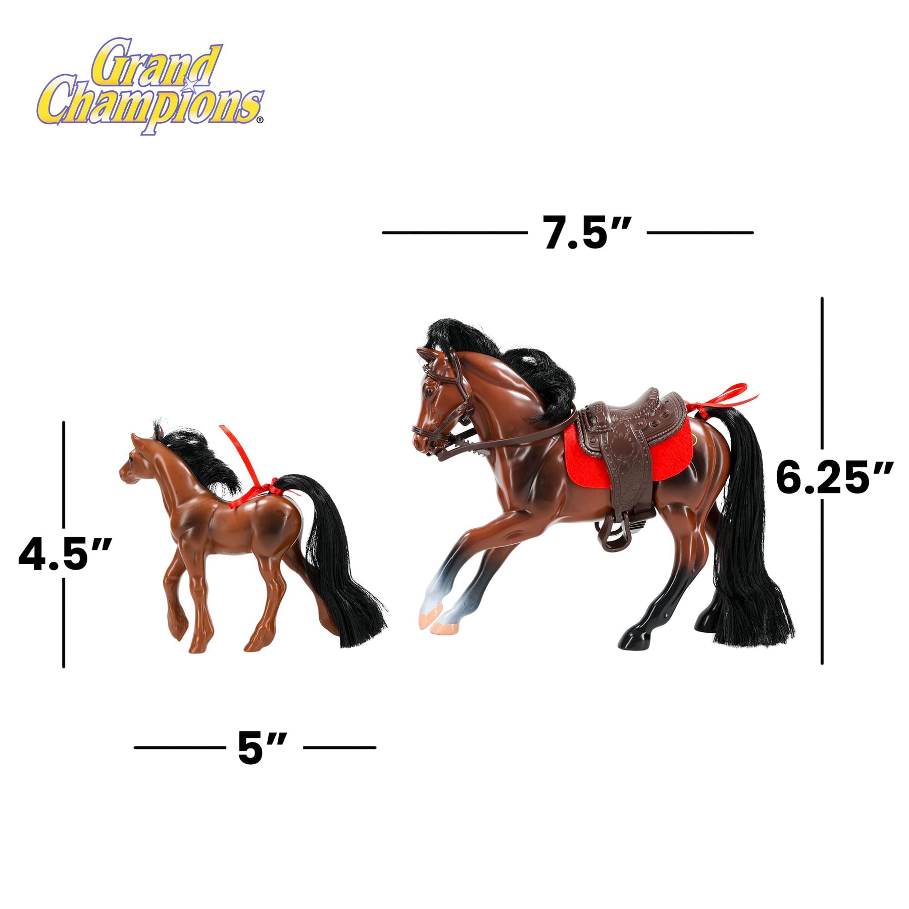 Grand Champions Premium Edition Stallion Collection Dark Bay Thoroughbred Set