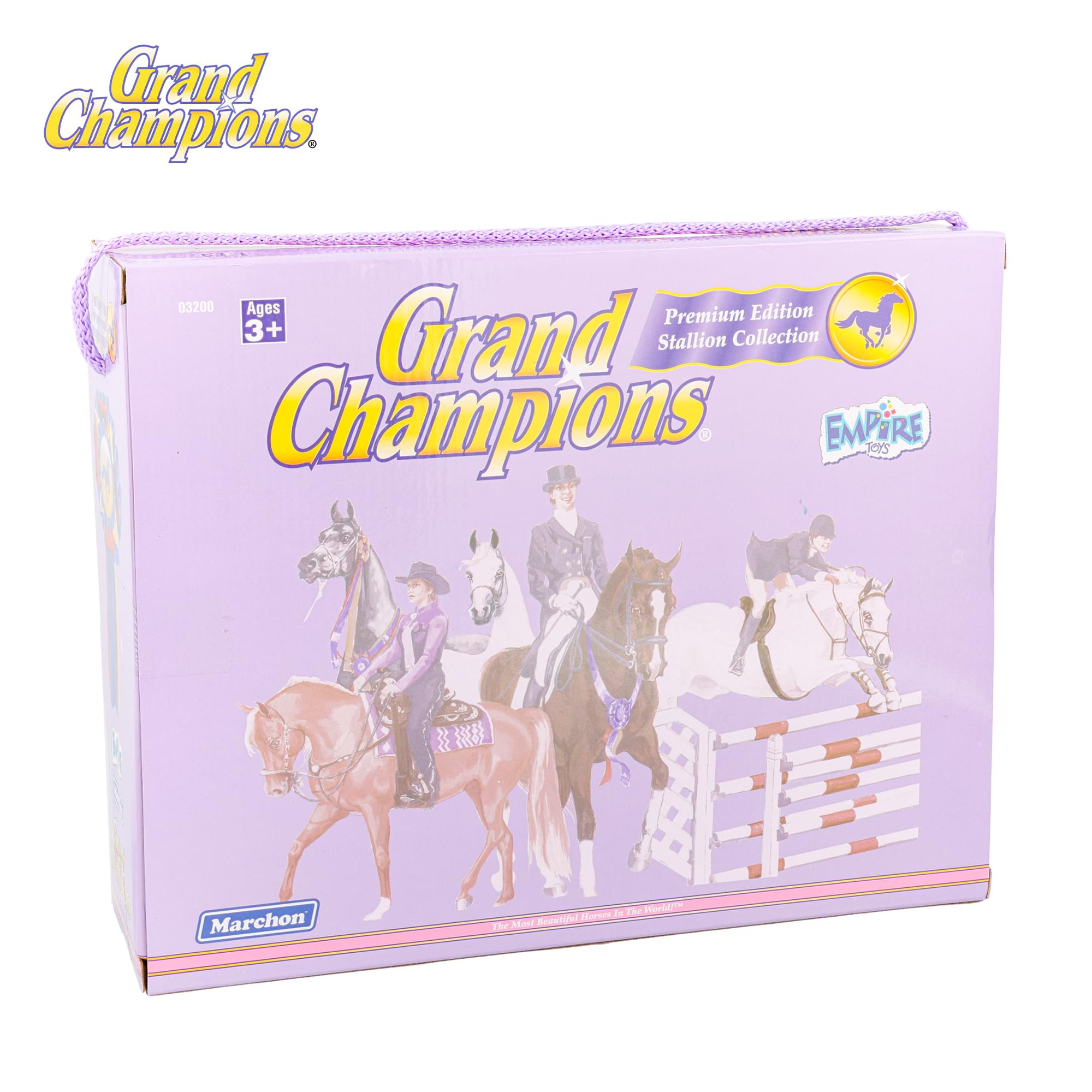 Grand Champions Premium Stallion Collection Set Of 2 | Palomino Quarter Horse