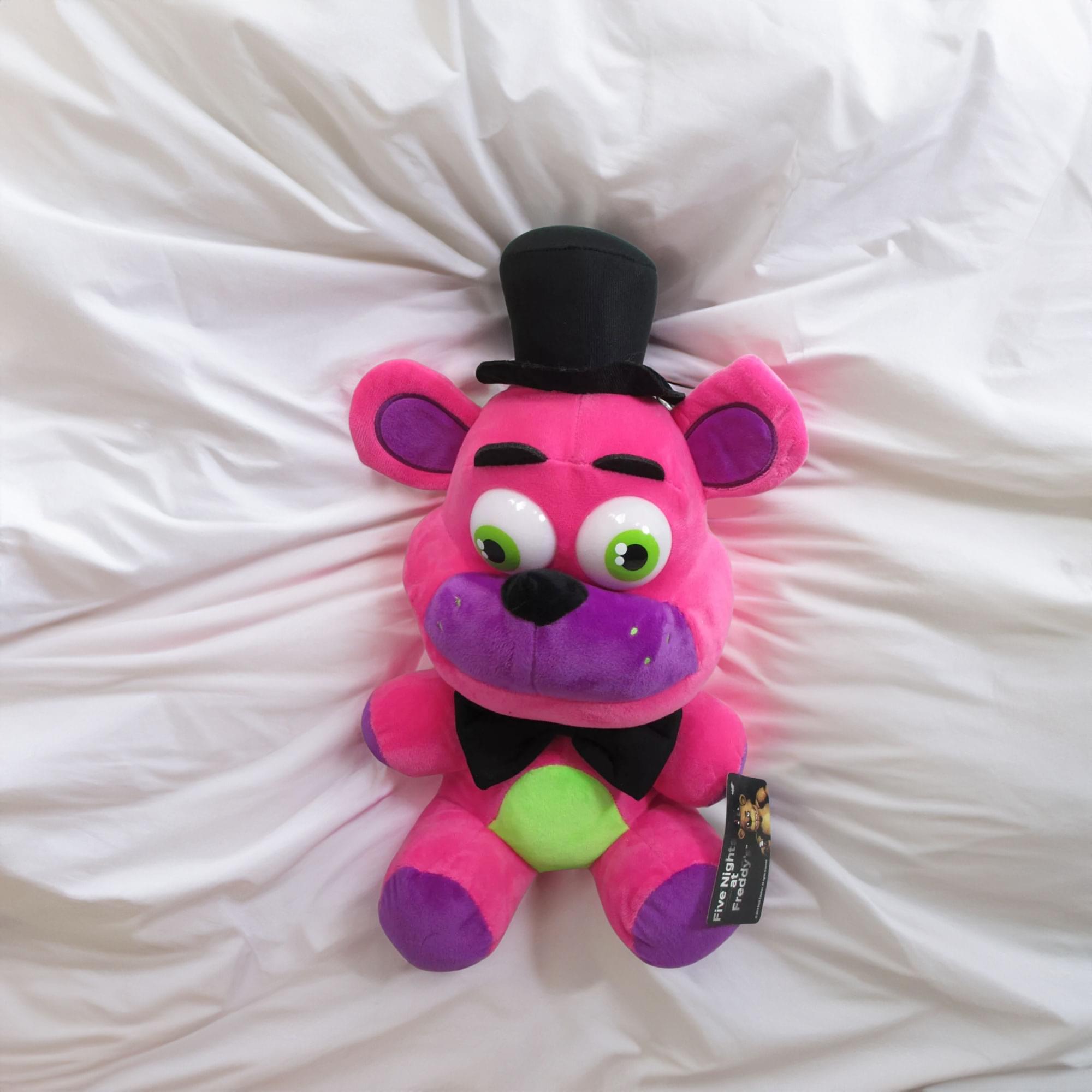 Five Nights at Freddys 14 Inch Plush | Neon Pink Freddy