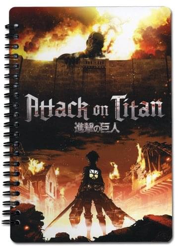 Attack On Titan Shingeki No Kyojin Spiral Notebook
