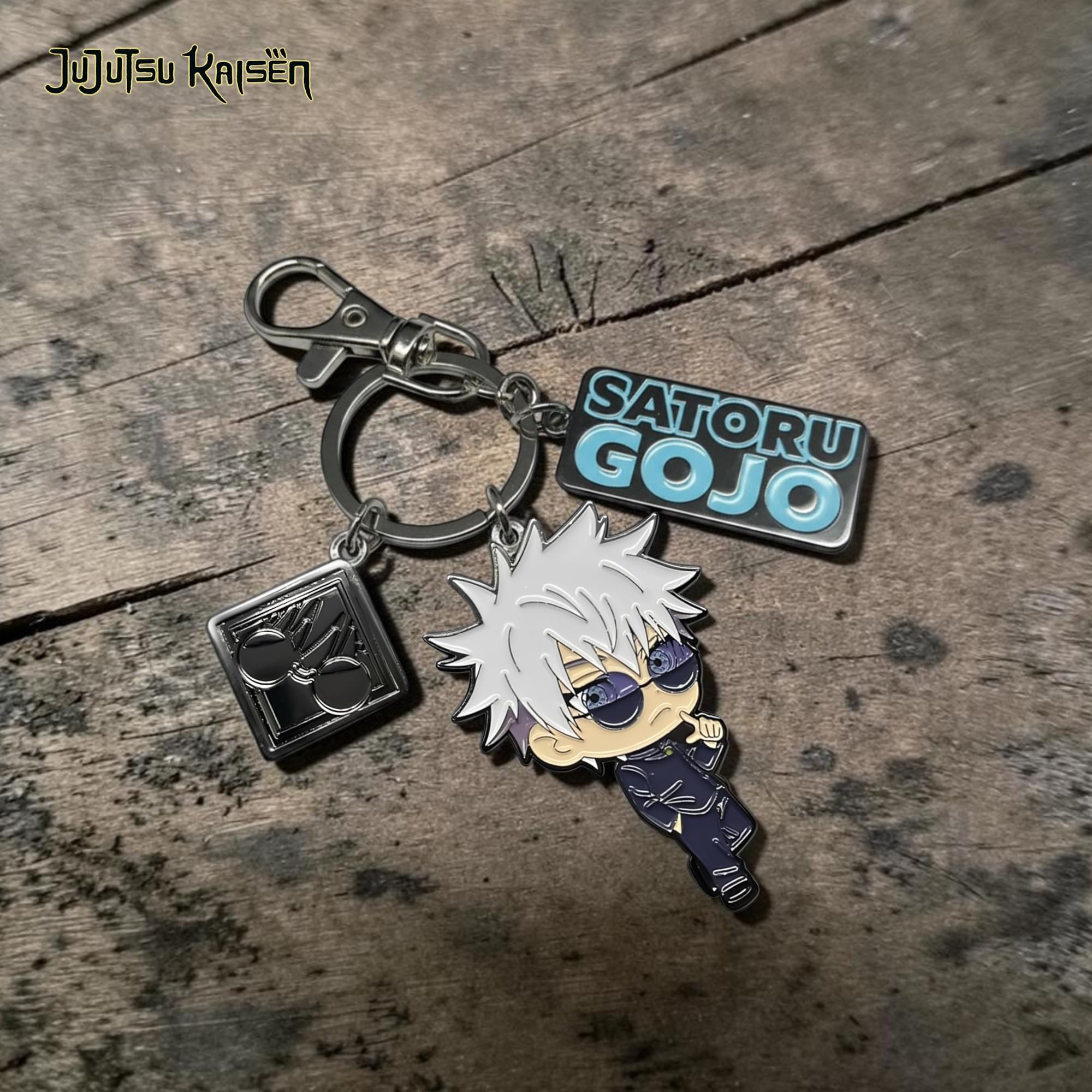 Jujutsu Kaisen Satoru Gojo Three Charm Keychain
