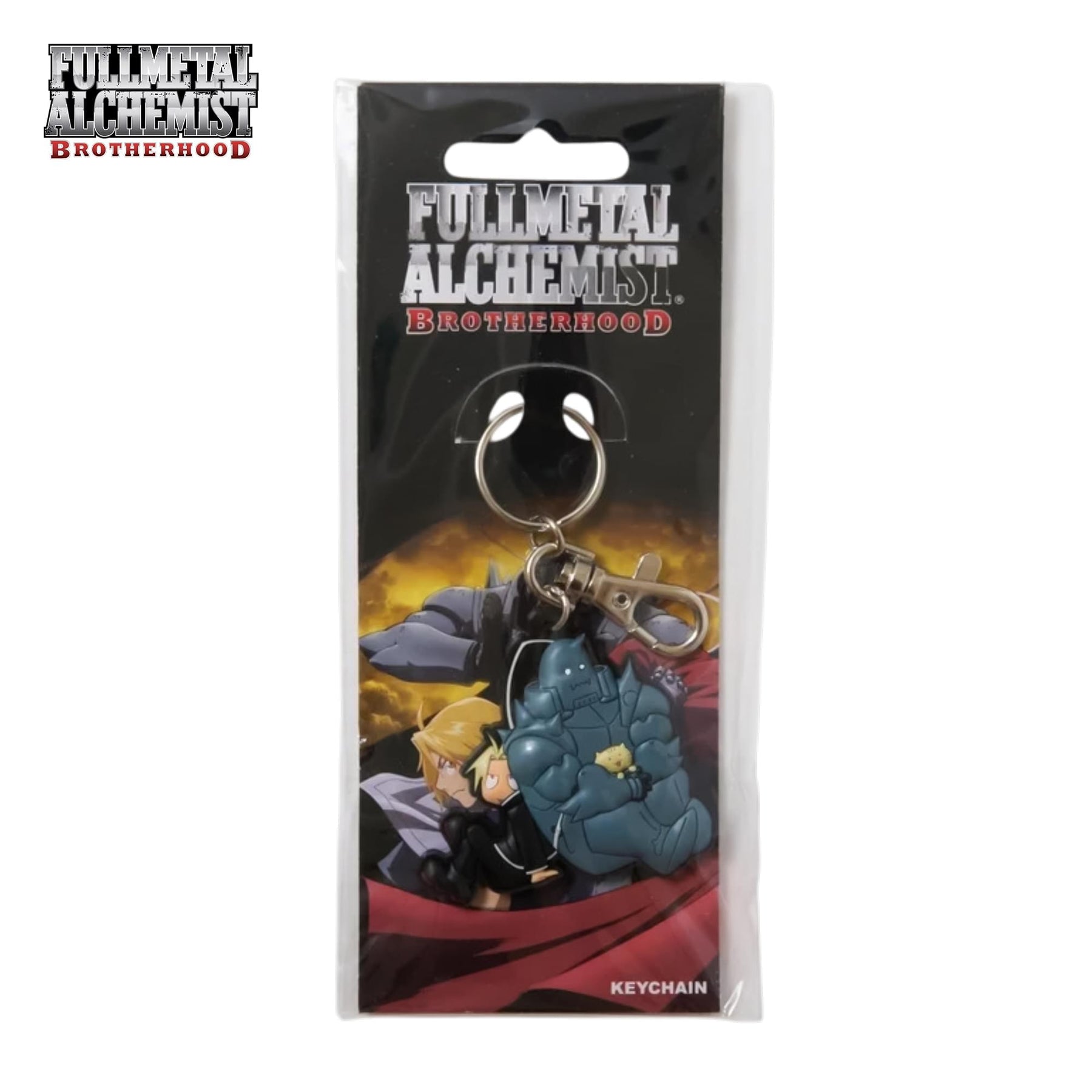 Fullmetal Alchemist: Brotherhood Ed, Al, and Kitty PVC Keychain