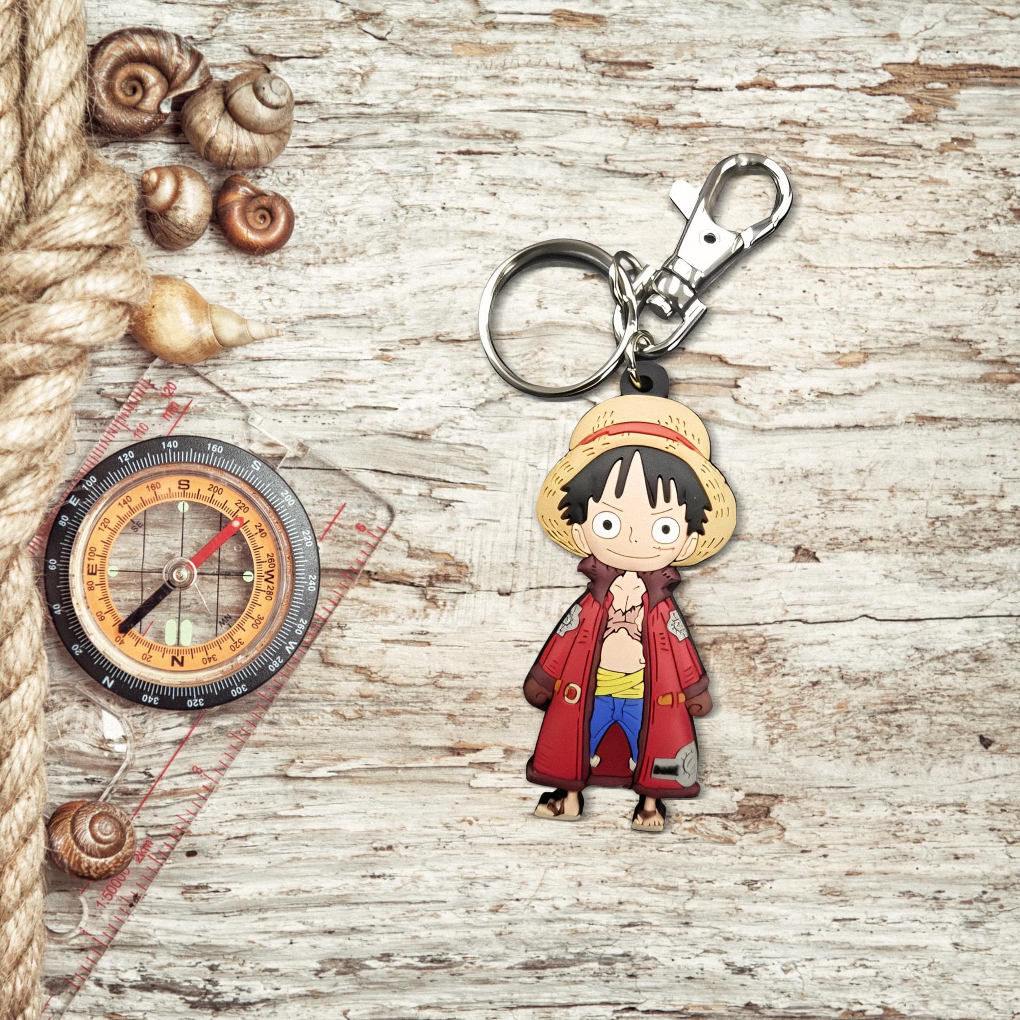 One Piece Monkey D. Luffy PVC Keychain