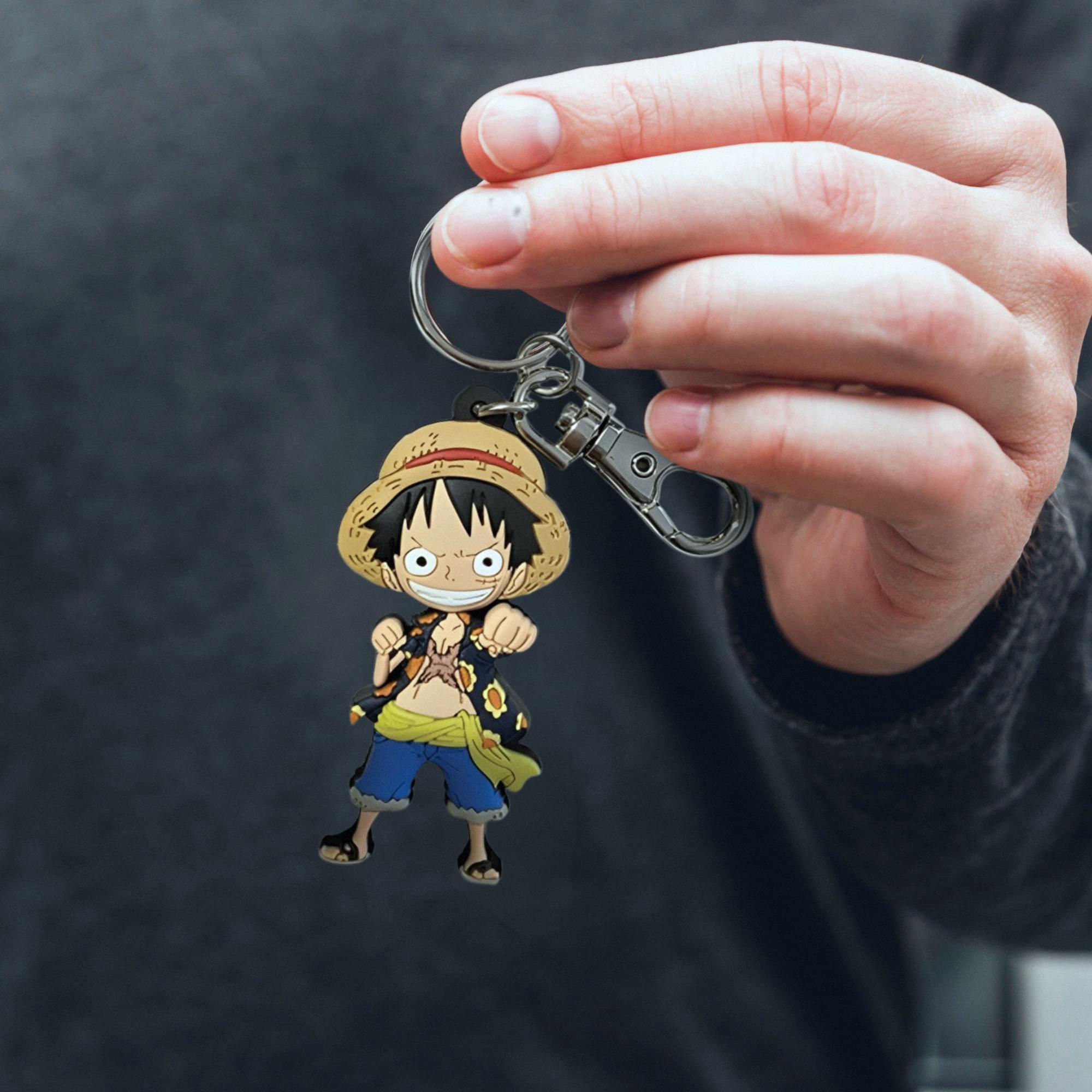 One Piece Luffy PVC Keychain