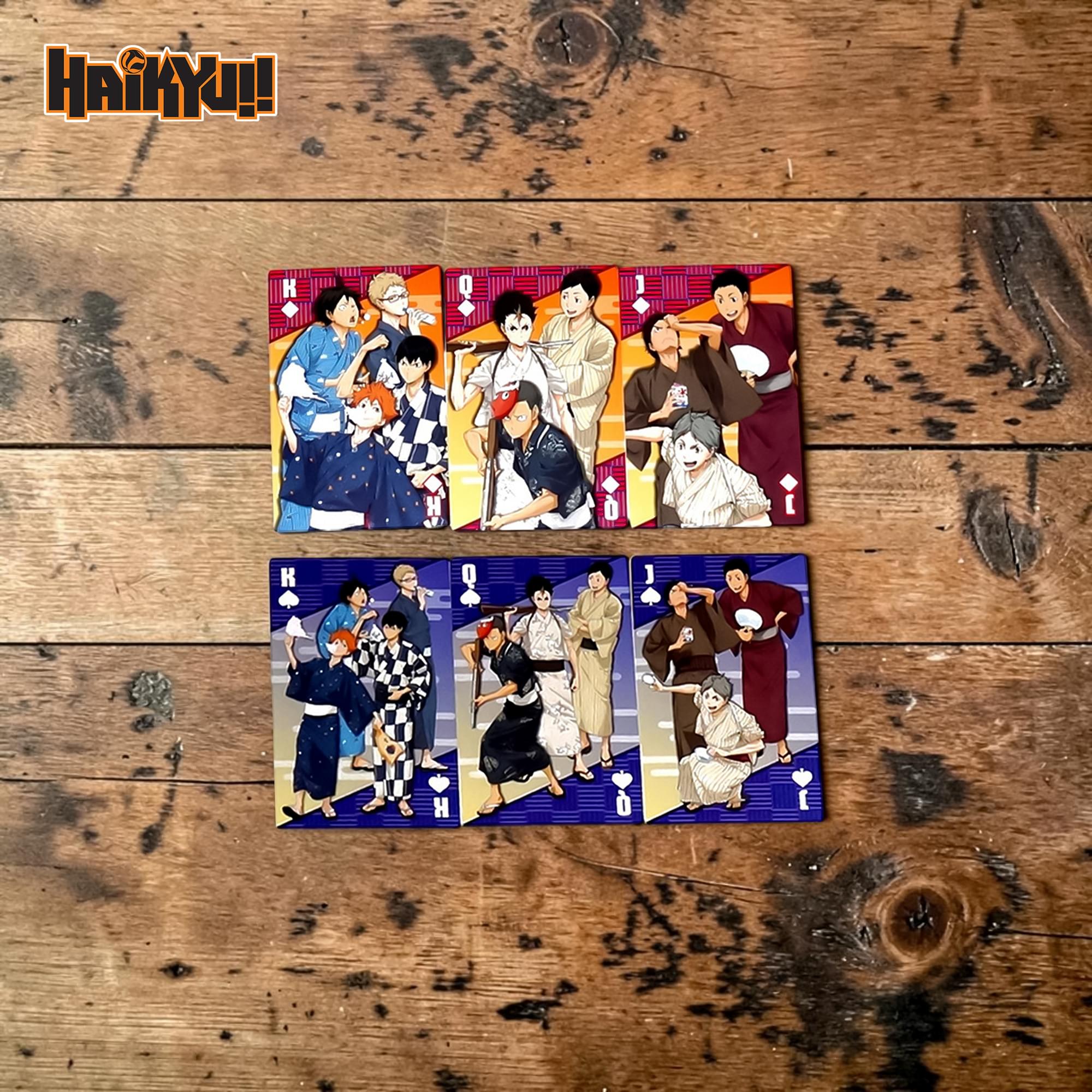 Haikyu!! Yukata Group Playing Cards | Full Standard Deck