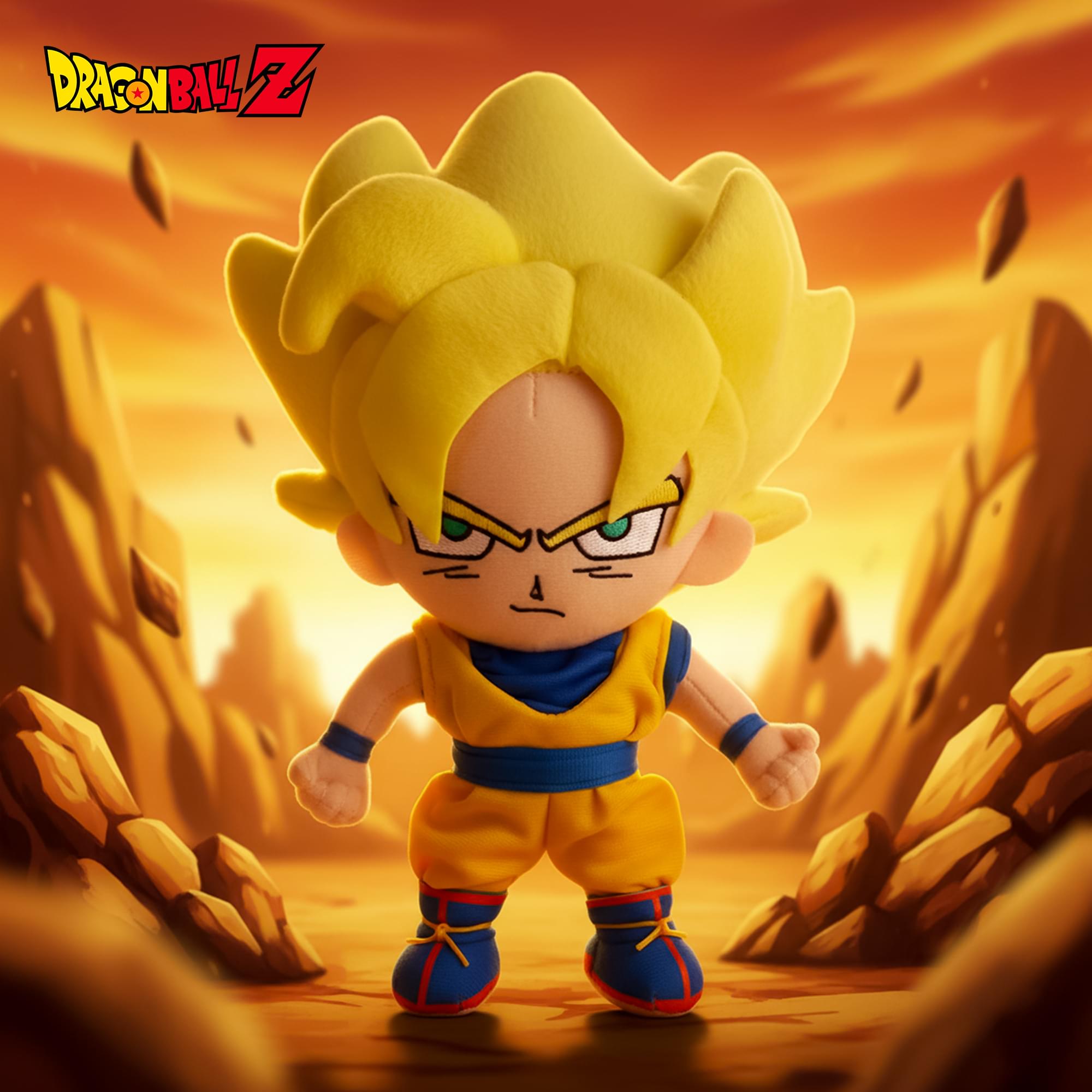 Dragon Ball Z 8 Inch Character Plush | Super Saiyan Goku