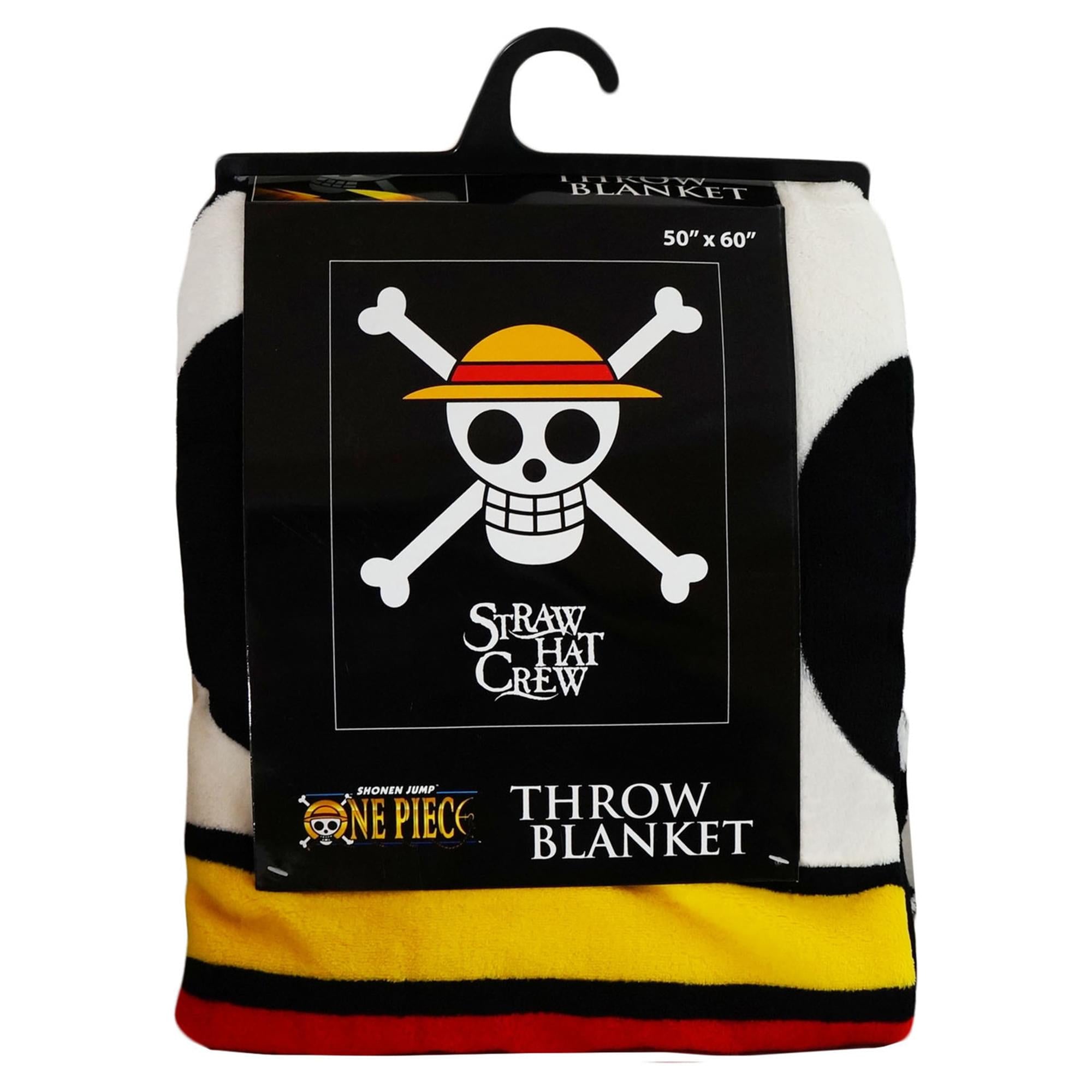 One Piece Straw Hat Pirates 22 x 17 Inch Skull Logo Blanket